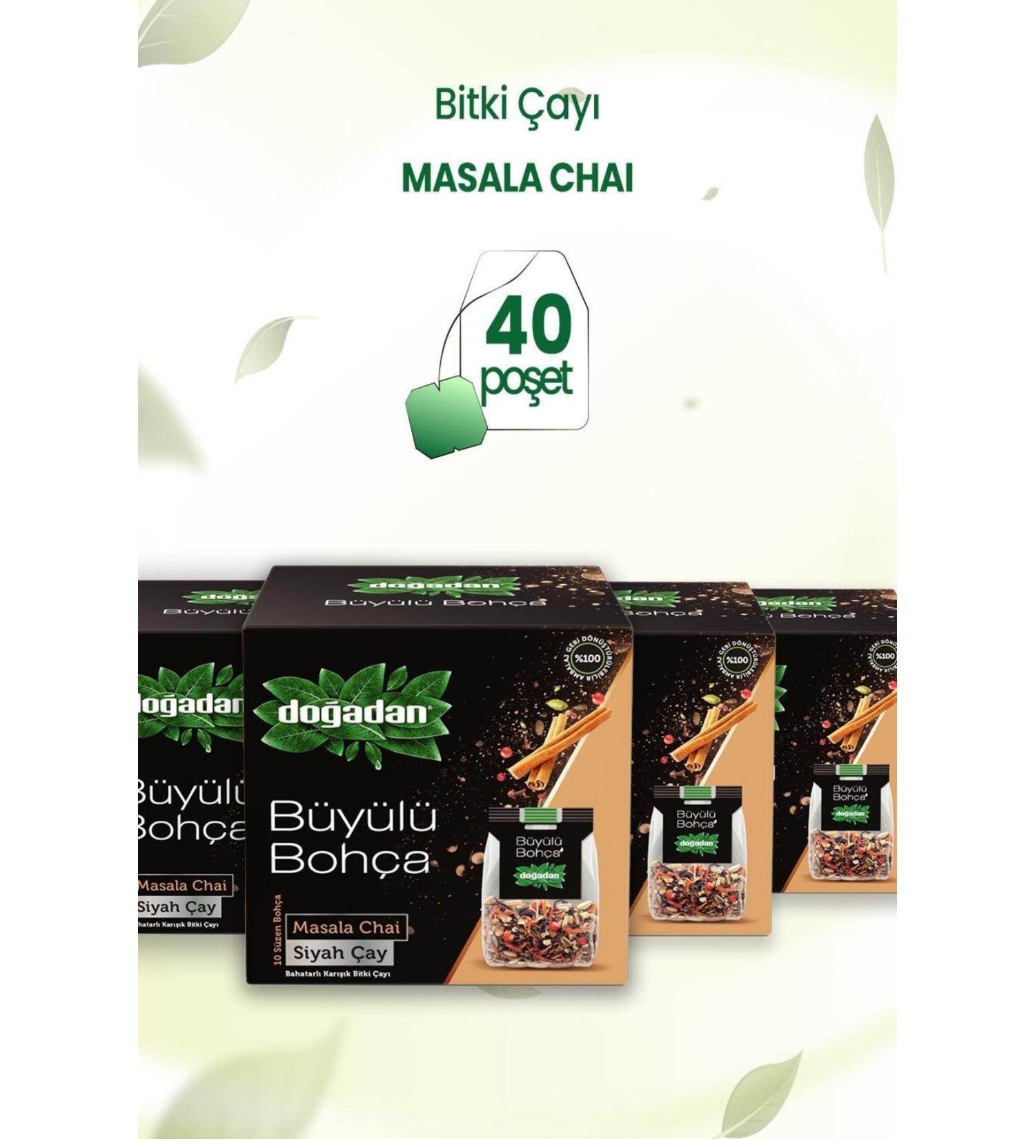 Nature's Magical Pack Masala Chai 10's 22 G X 4 Pieces