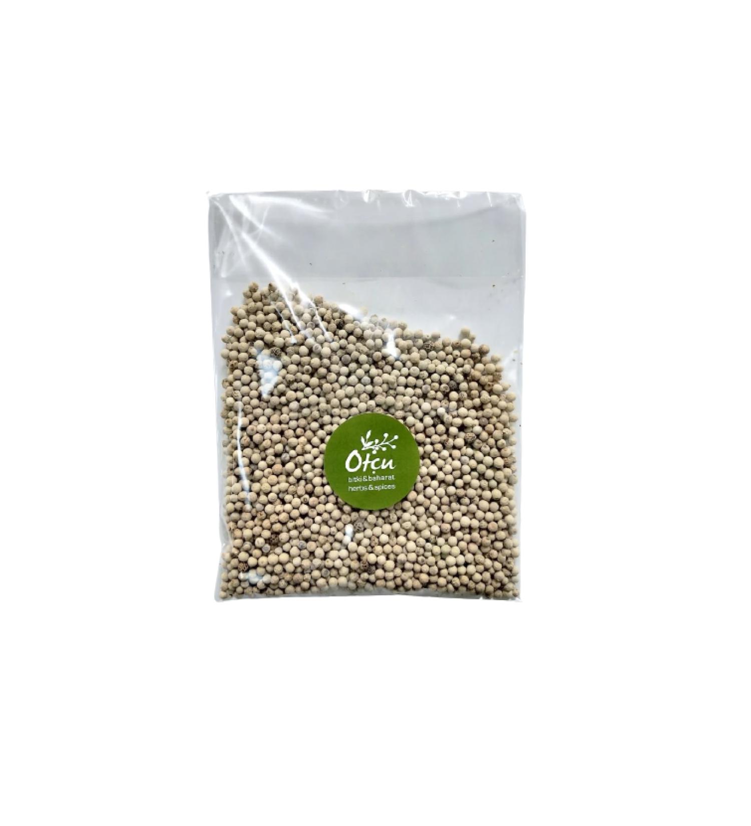 otcu White Pepper White Pepper (Black Pepper Type Grain) 250 Gr