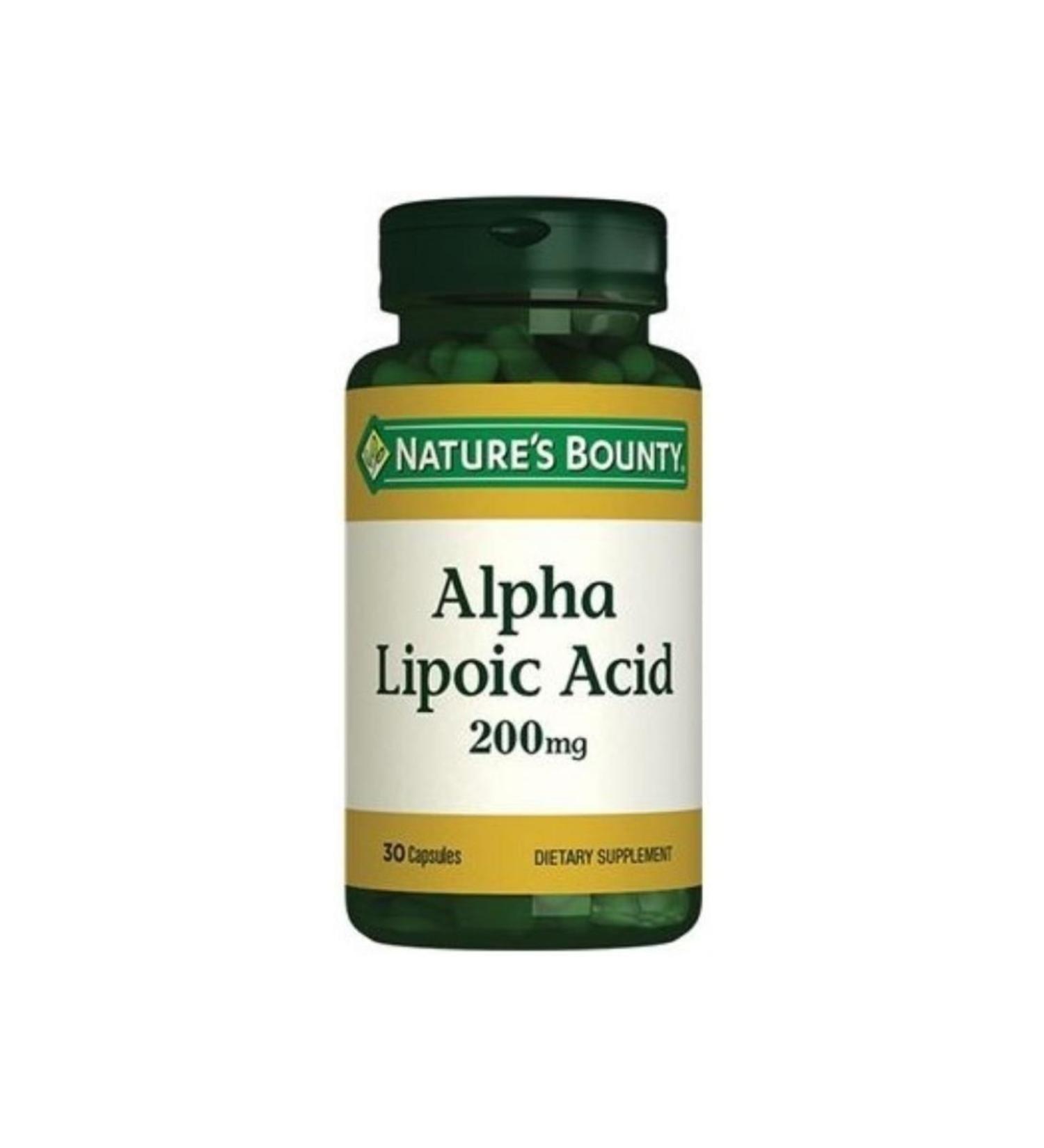 Natures Bounty Nature's Bounty Alpha Lipoic Acid 200 Mg