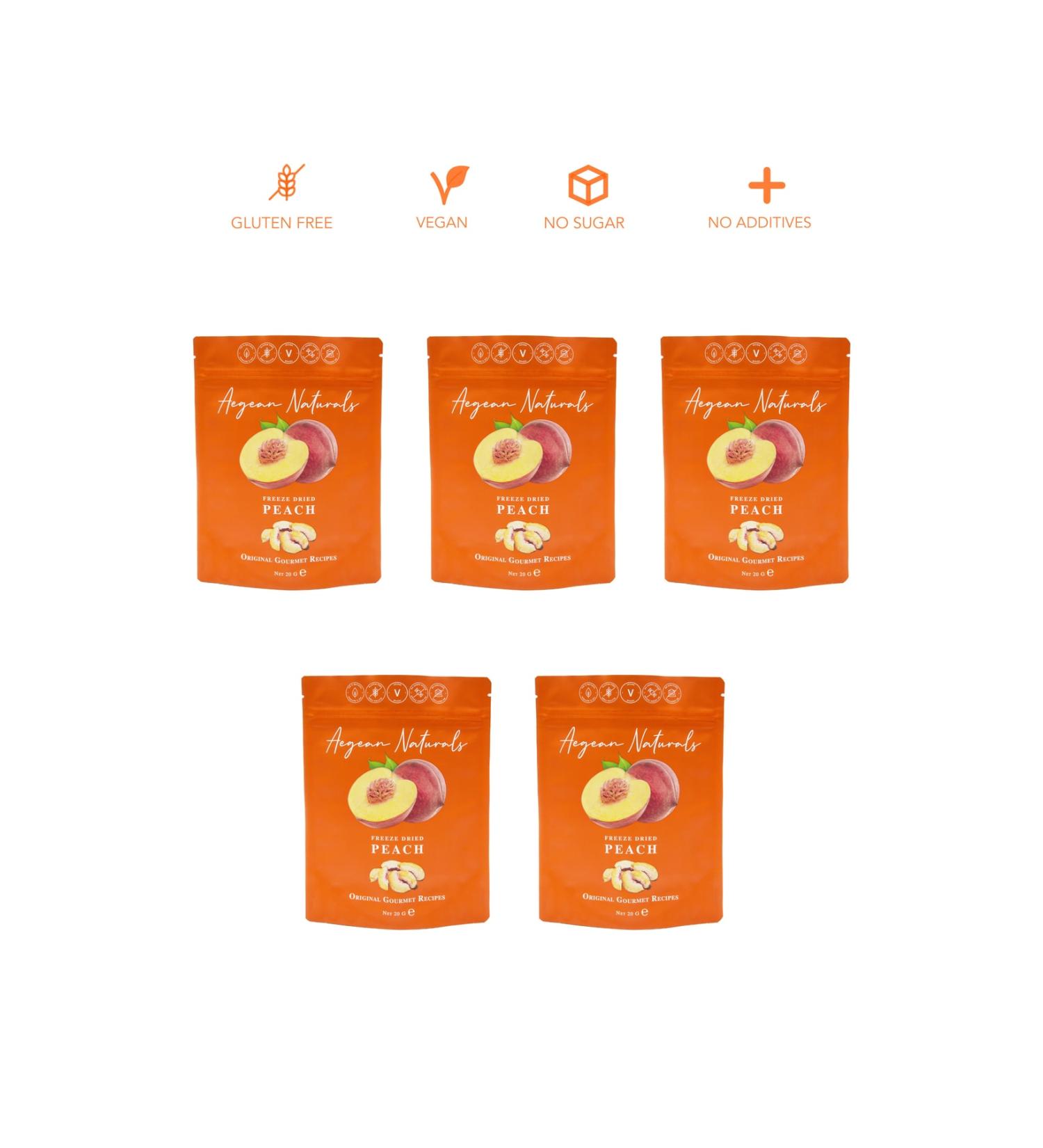 Aegean Naturals Freeze Dry / Freeze Dried 5 Crispy Peaches