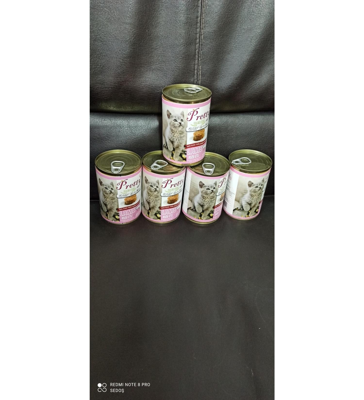 Pretty Lamb Kitten Canned Food 415 gr 10 Pieces
