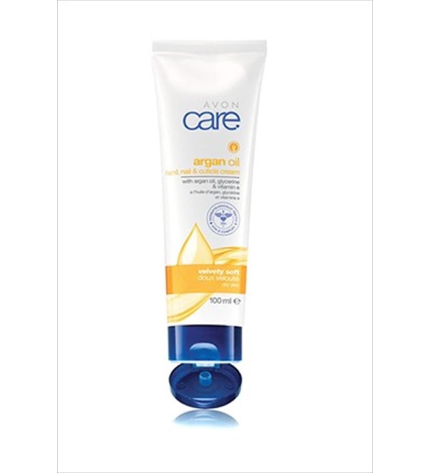 Avon Care Hand Nail and Cuticle Cream with Argan Oil Glycerin and Vitamin E 100 ml 8681298938620