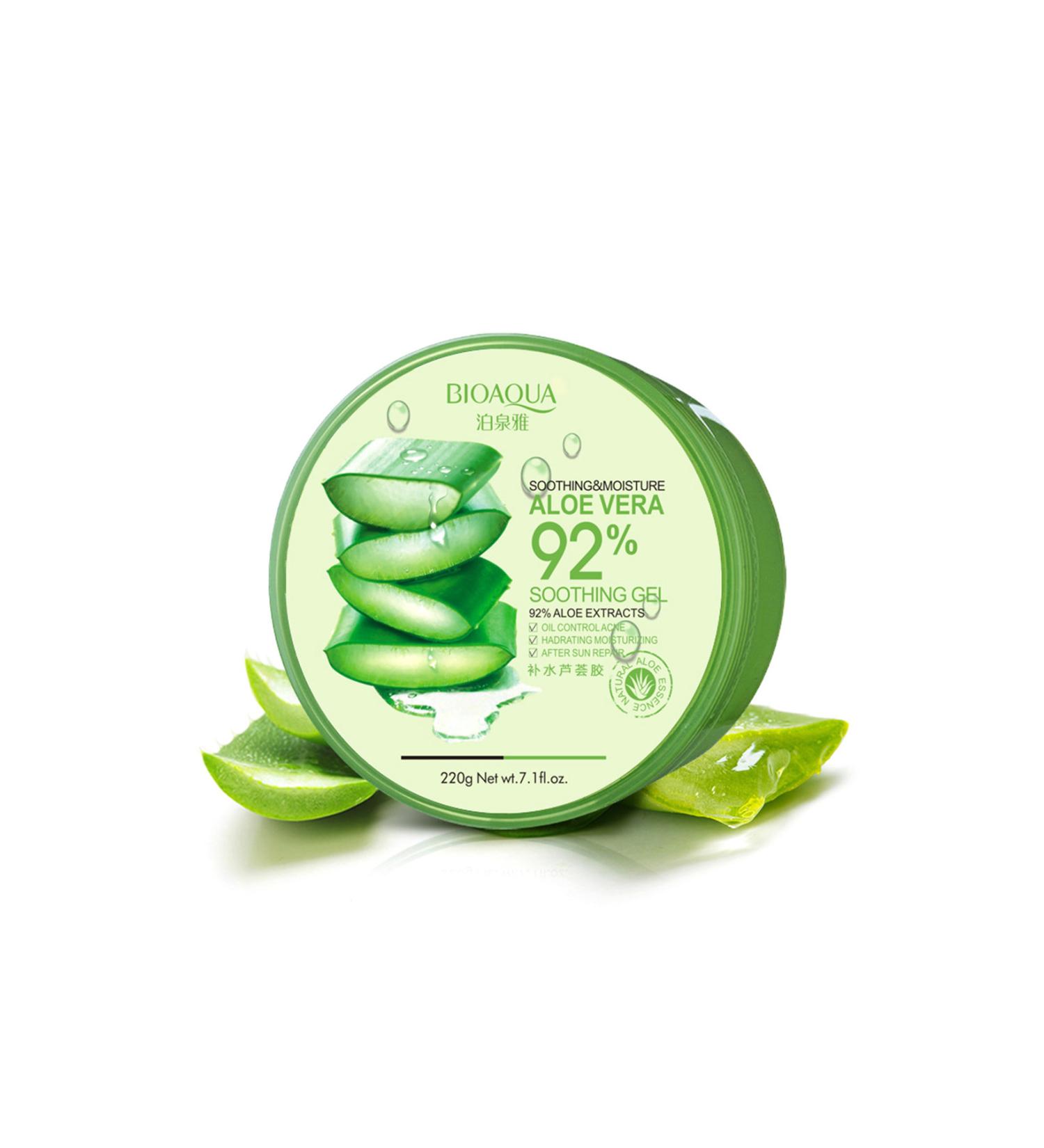 BIOAQUA Aloe Vera Multi-Purpose Natural Moisturizing Soothing Gel 220 gr - large