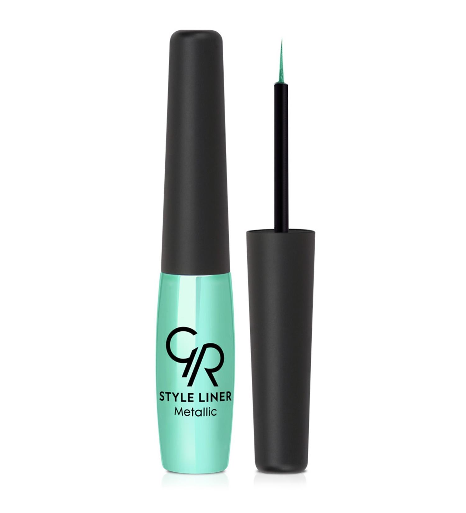 Golden Rose Metallic Turquoise Eyeliner - Style Liner Metallic Eyeliner No: 11 8691190170110