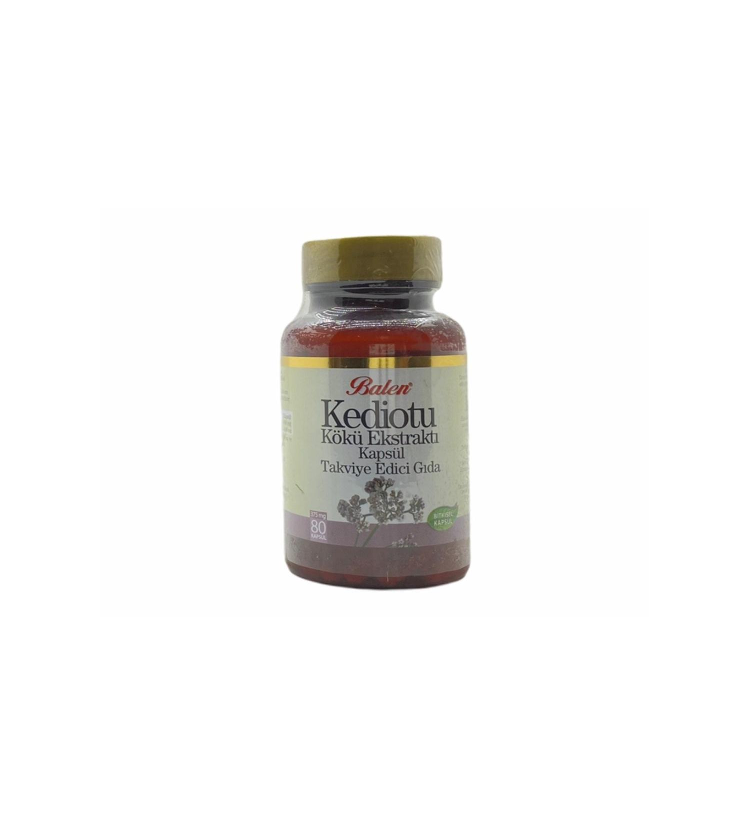 Balen Valerian Root Extract Capsule 375 Mg 80 Capsules