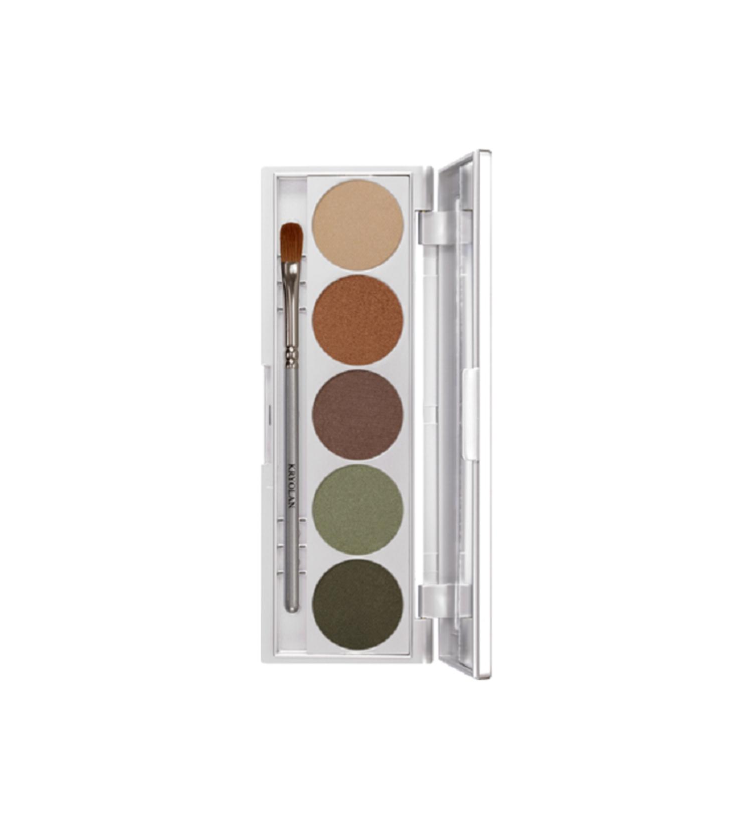 Kryolan 5-Pack Eyeshadow Powder Palette 5 Colors No: Cape Town 4041762747433