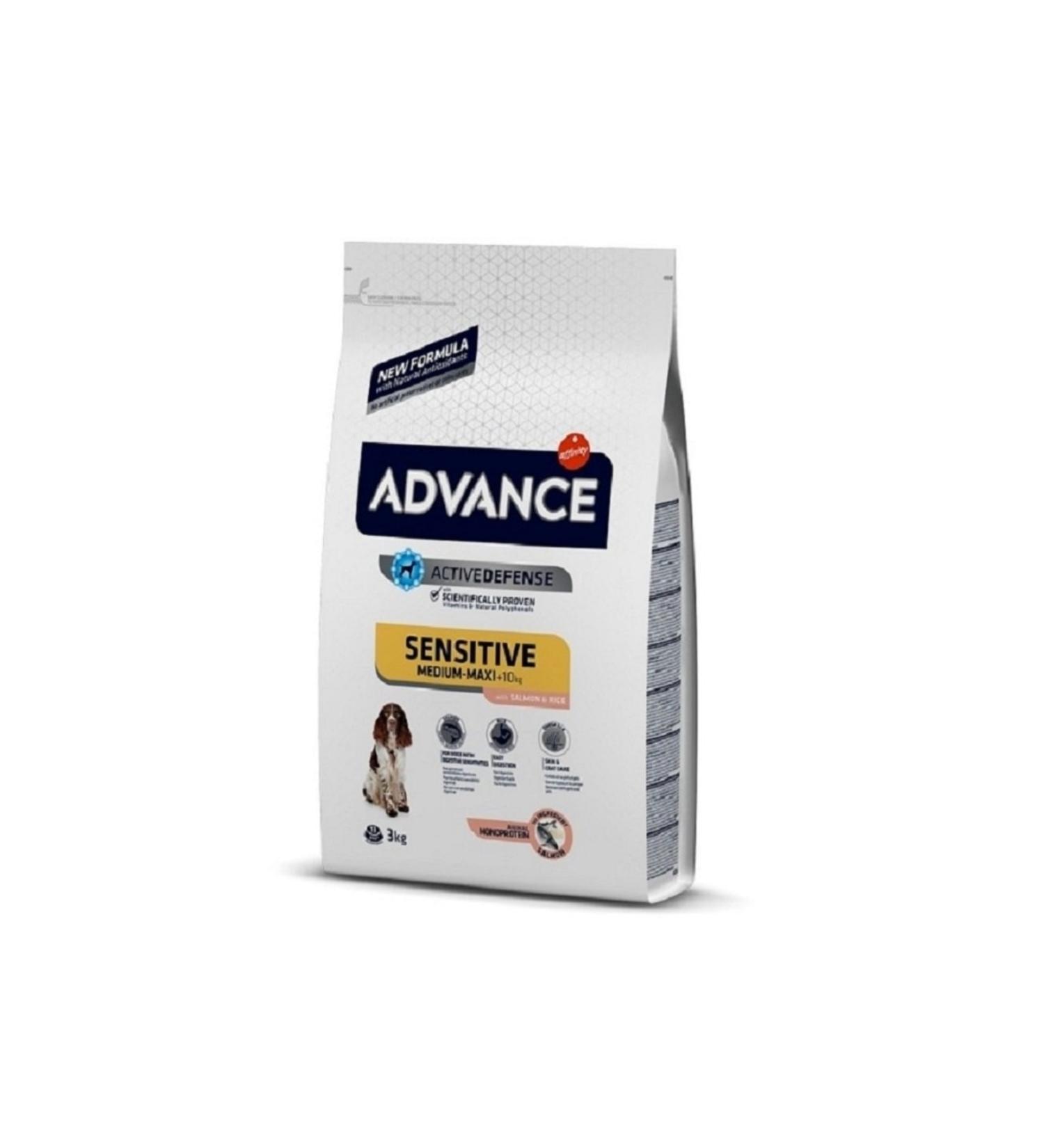 Advance Sensitive Adult Dog Food with Salmon and Rice 3kg