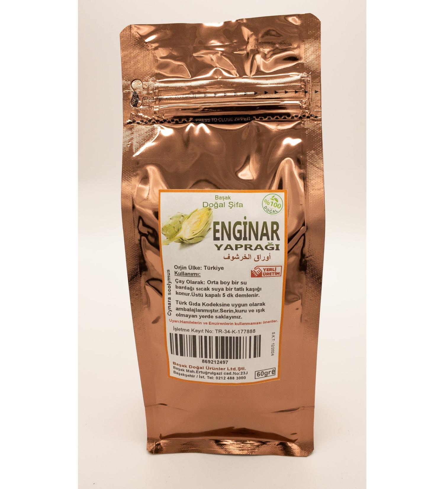 BASAK NATURAL HEALING Artichoke Leaf 60 Gr