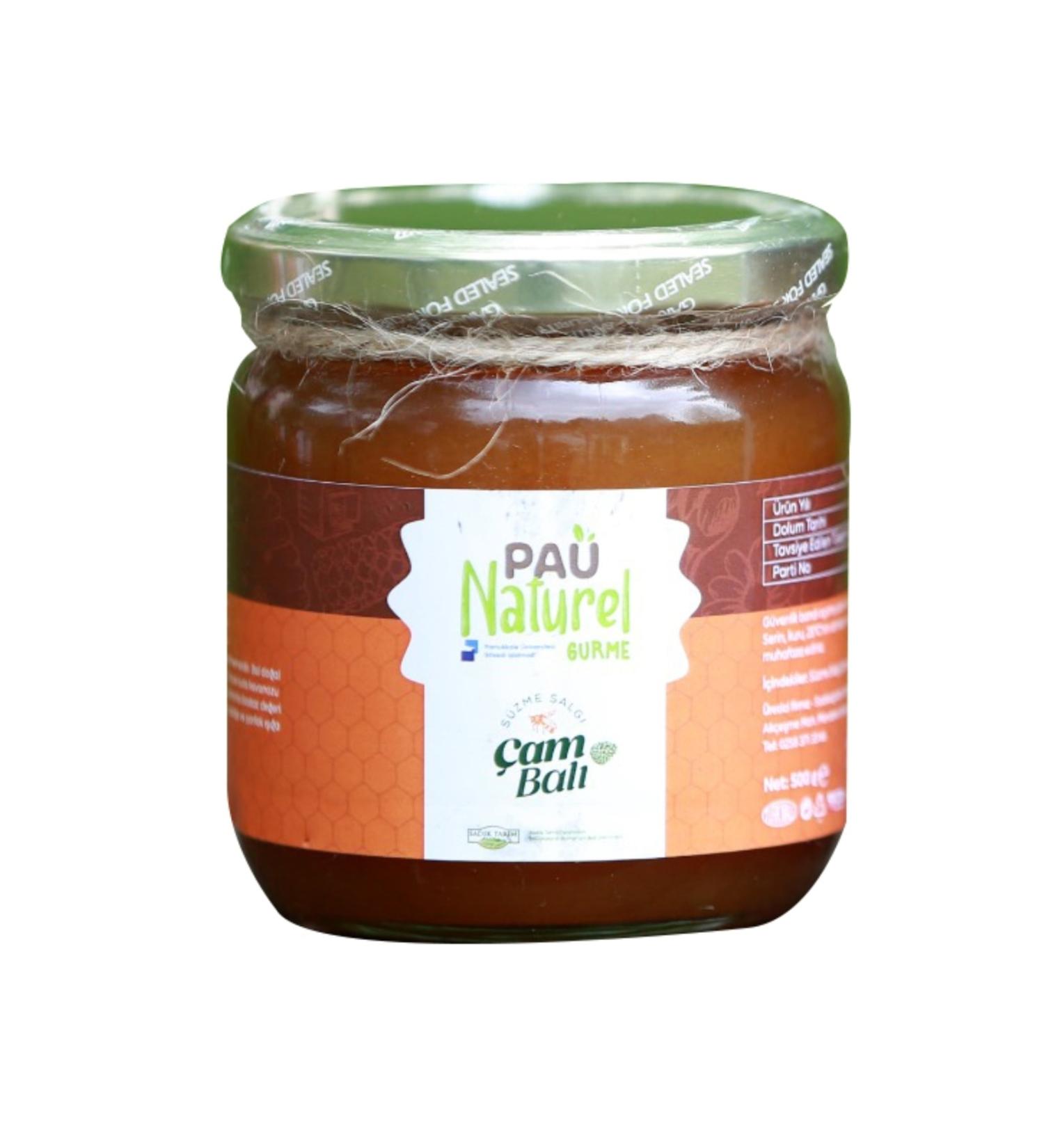 PAU NATURAL Gourmet Pure Pine Honey 500 Gr