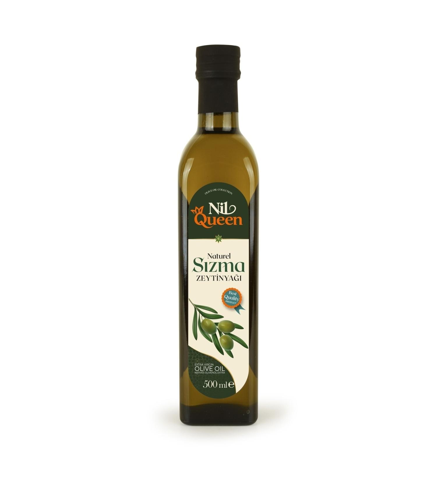 N L QUEEN OLIVE Natural Extra Virgin Olive Oil 500 ml - Buy Online on GoSupps.com