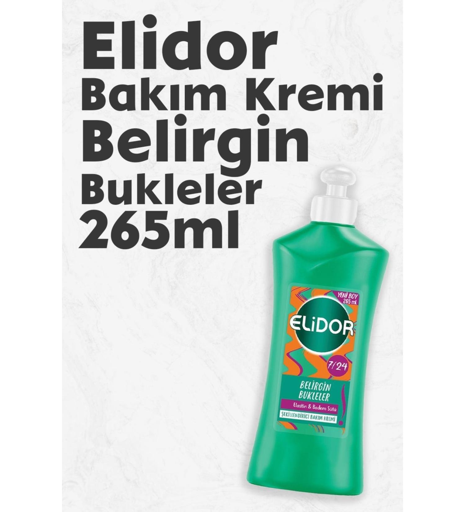 Elidor Care Cream Distinctive Curls Elastin & Almond Milk 265 Ml