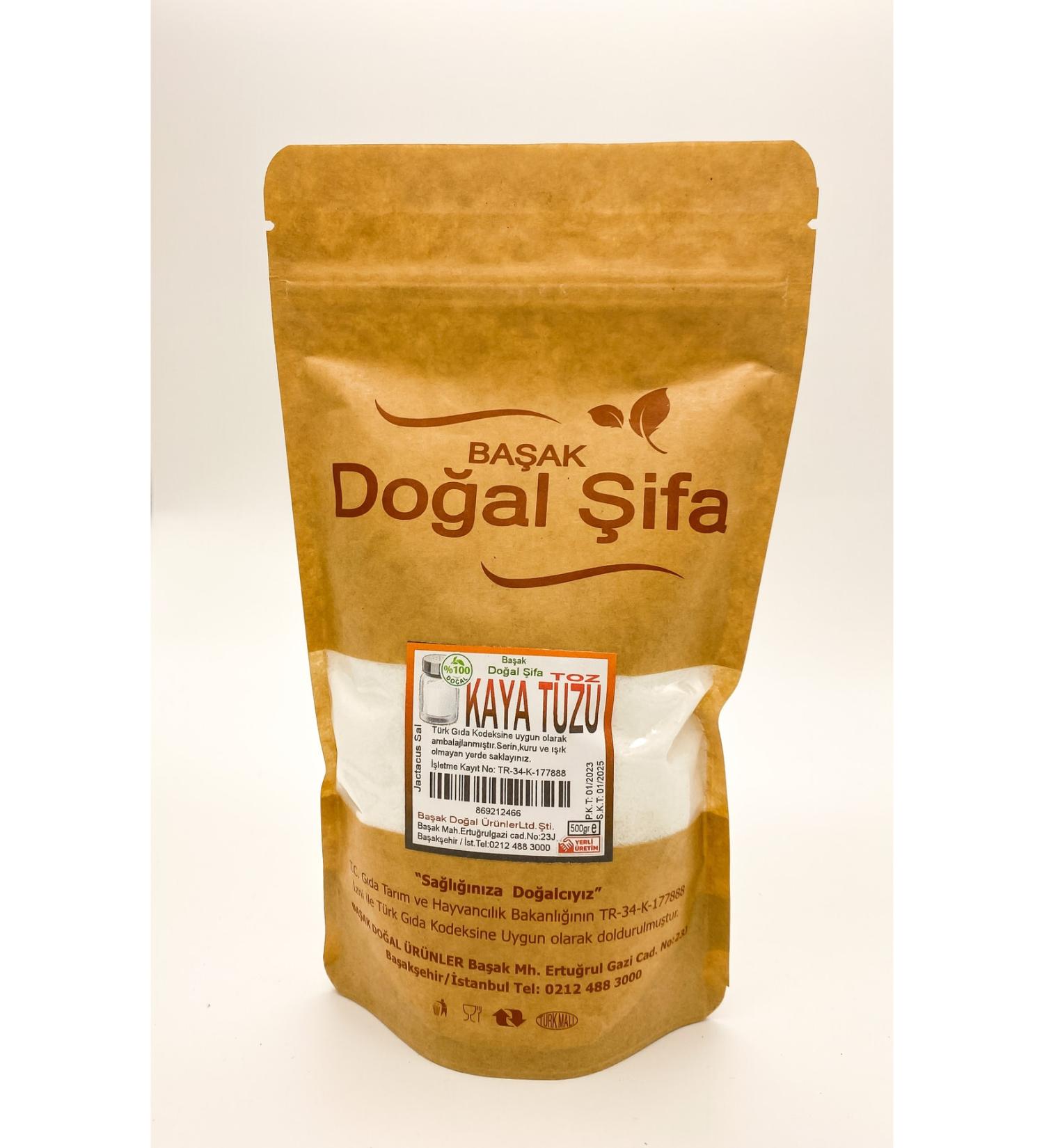 BASAK NATURAL HEALING Rock Salt Powder 500gr