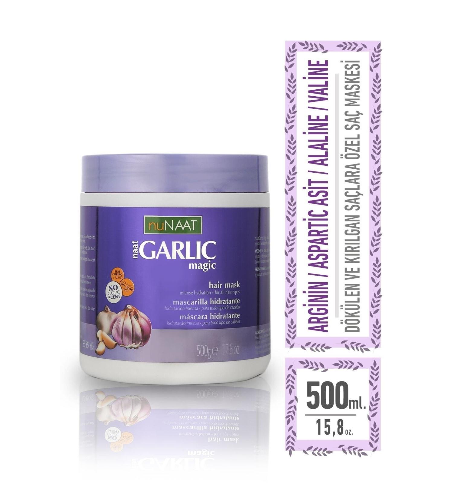 nuNAAT Hair Mask with Garlic Extract for Dandruff and Problem Scalp