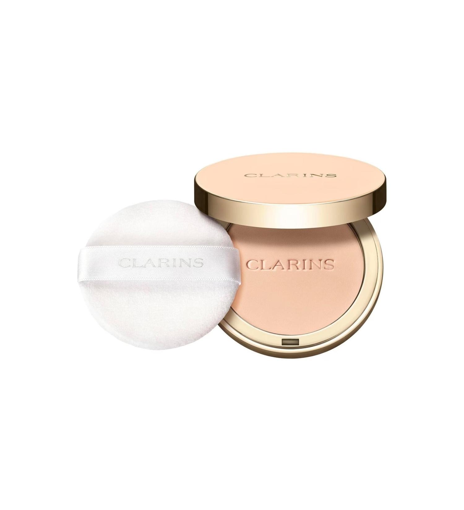 Clarins Ever Matte Compact Powder - Skin Tone Equalizing Mattifying Compact Powder