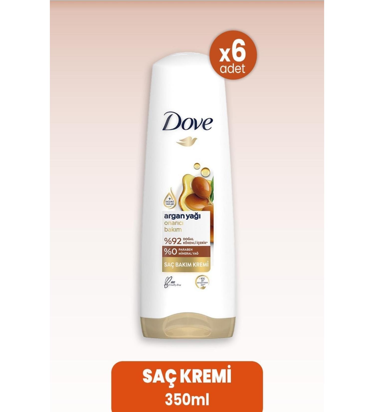 Dove Conditioner Repair Care Argan Oil 350 Ml X 6 Pieces