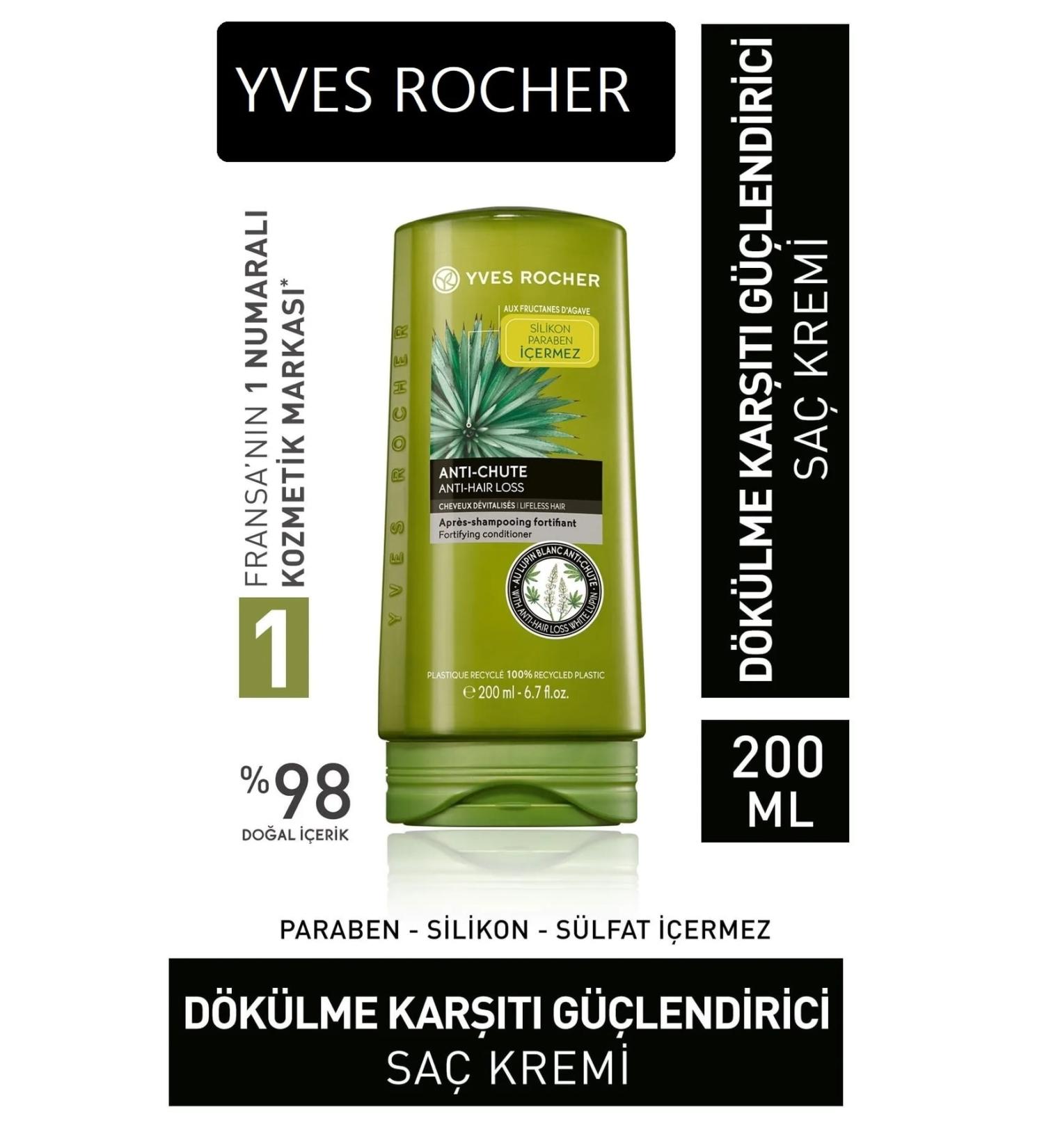 Yves Rocher Hair Growth Supporting and Hair Loss Preventing Conditioner - 200 Ml - Buy Online on GoSupps.com