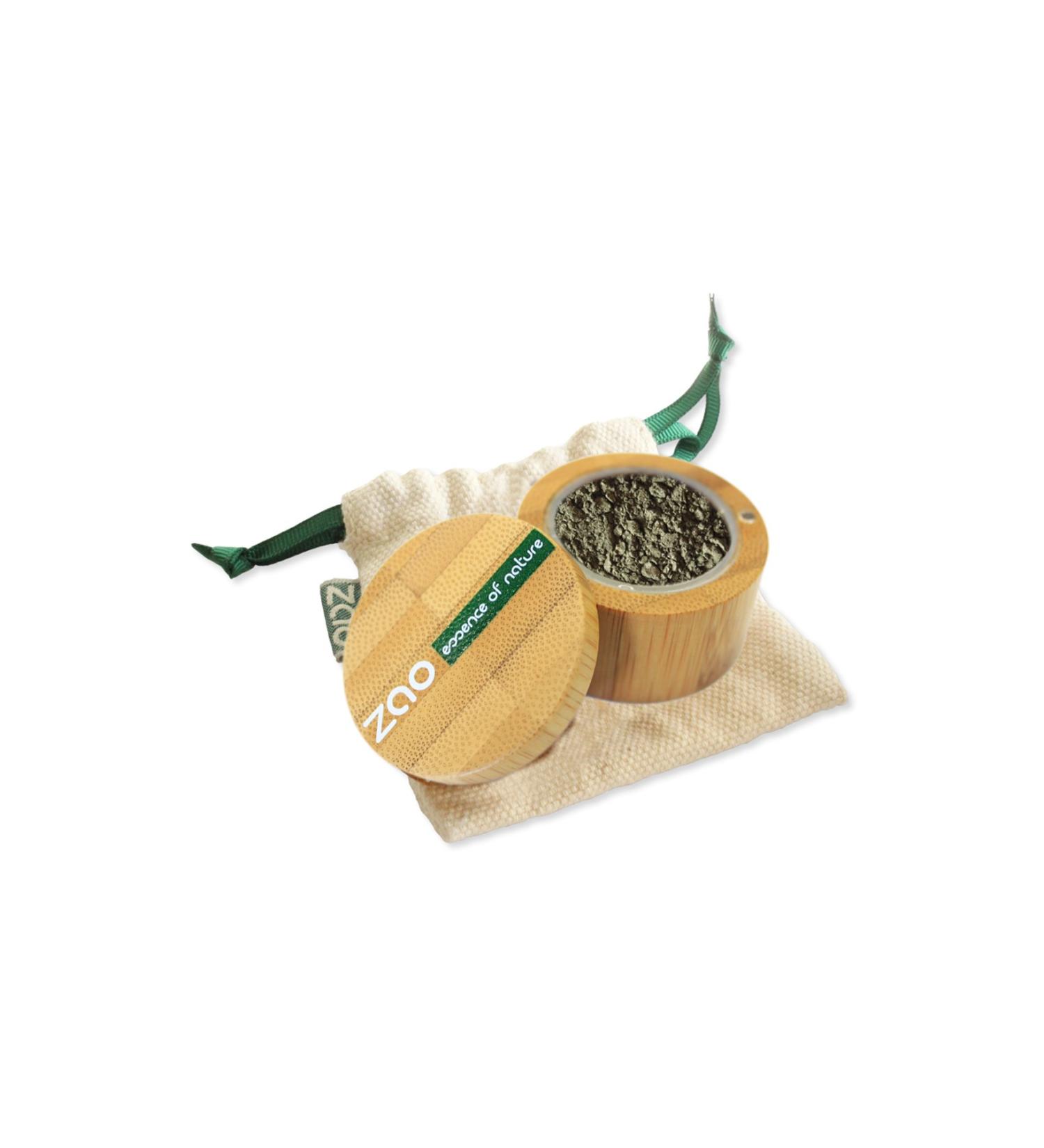 Zao Organic Powder Eyeshadow - Bambou Mineral Touch Eye Shadow 533 Golden Green 2 g 3700756605333