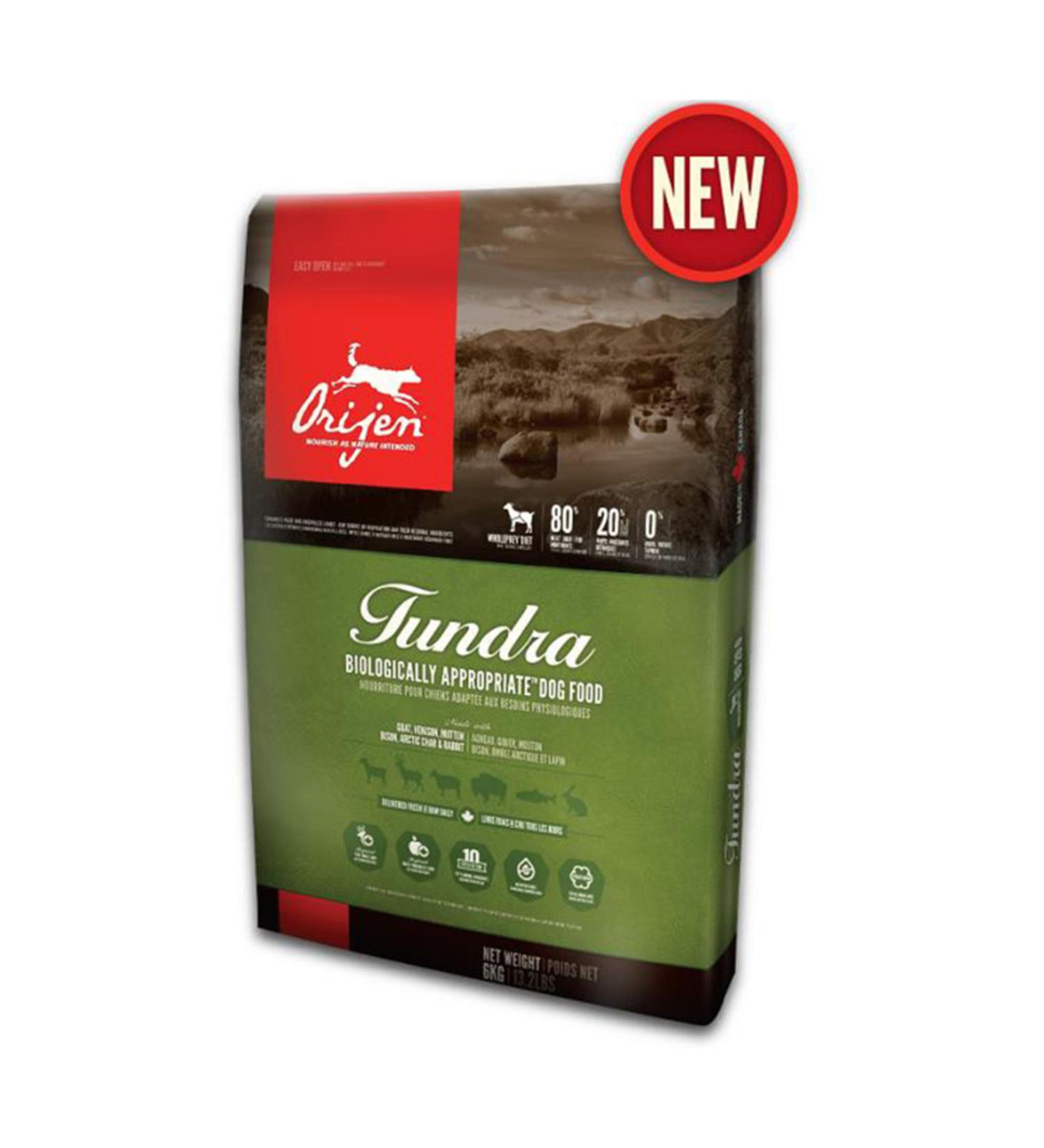 Orijen Tundra Grain-Free 7 Different Mixed Meat Dog Food 2 Kg