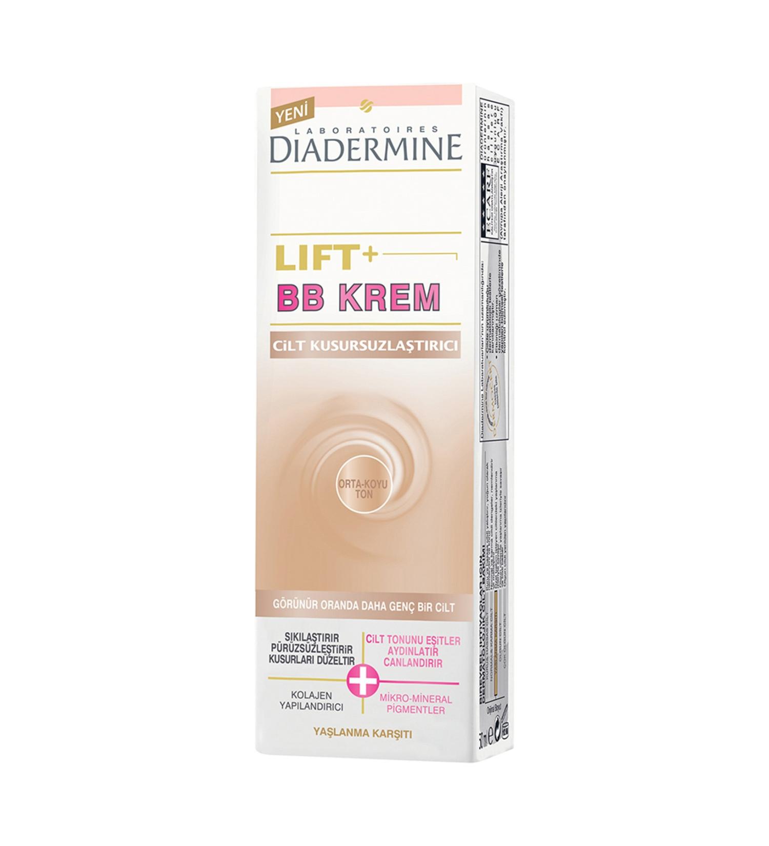Diadermine BB Tube Cream - Diadermine Lift+ Medium Tone 50 ml