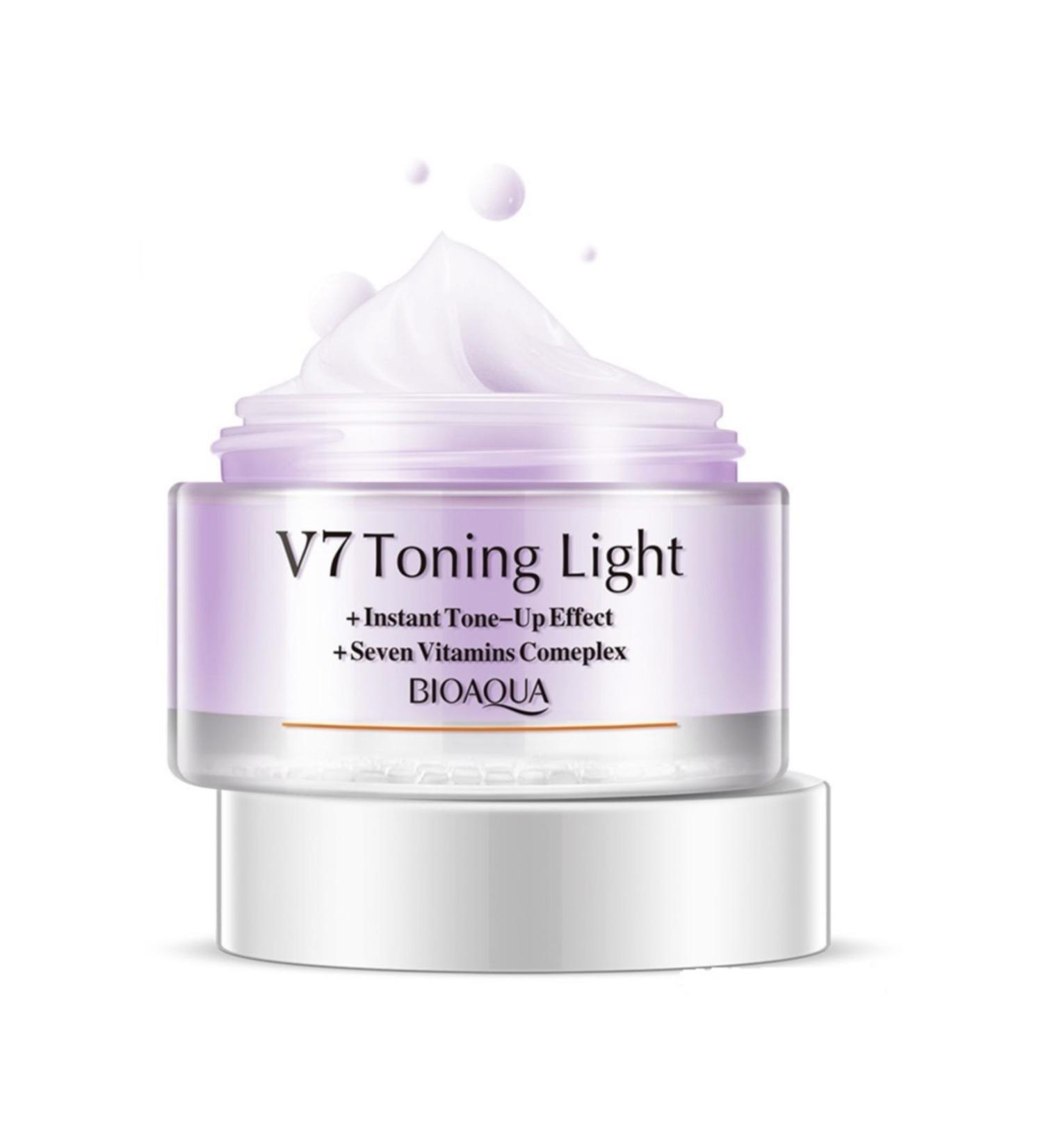 BIOAQUA V7 Toning Light Skin Tone Correcting Moisturizing Cream 50 gr