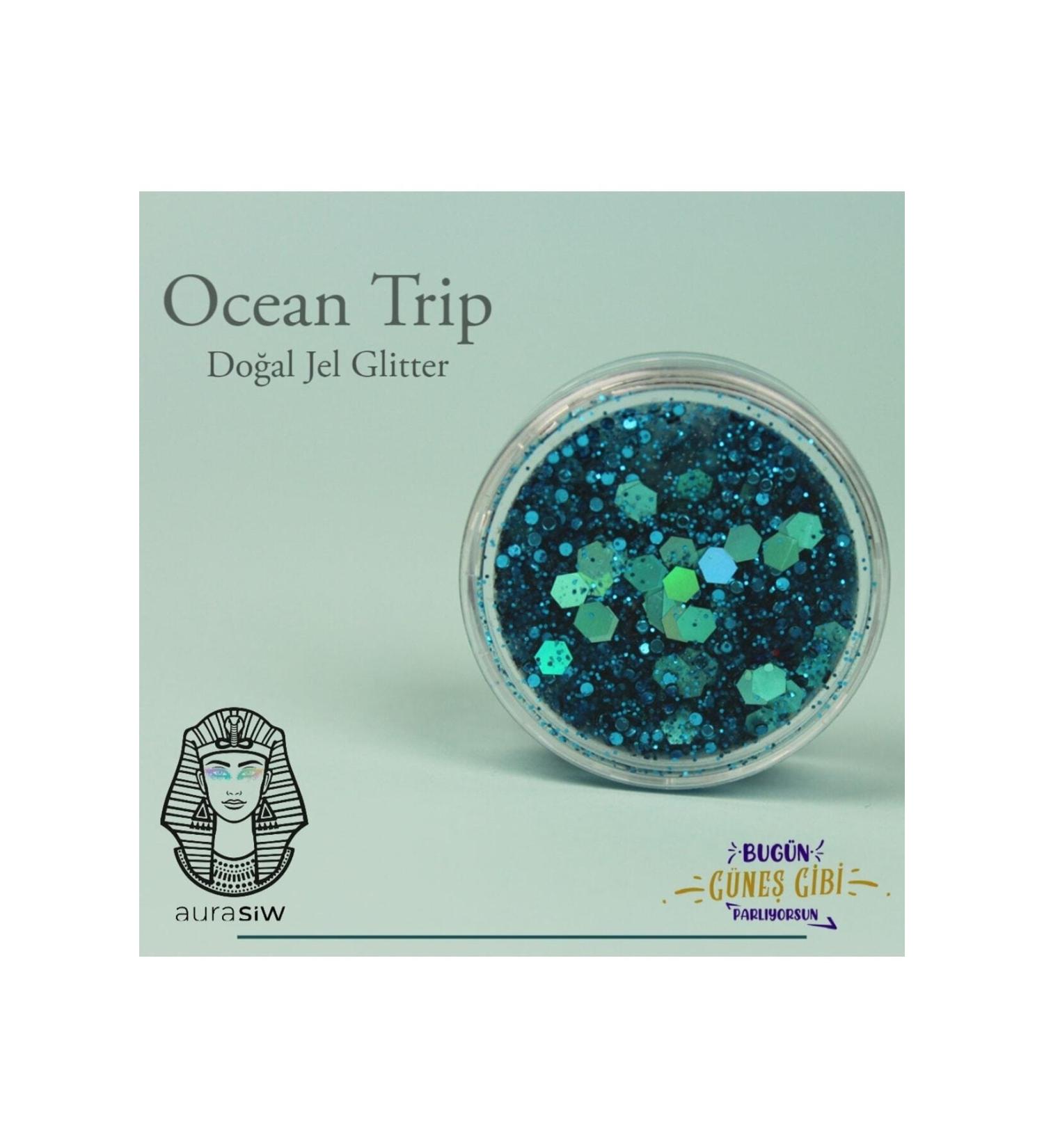 Aurasiw Ocean Trip - Gel Form Natural Glitter