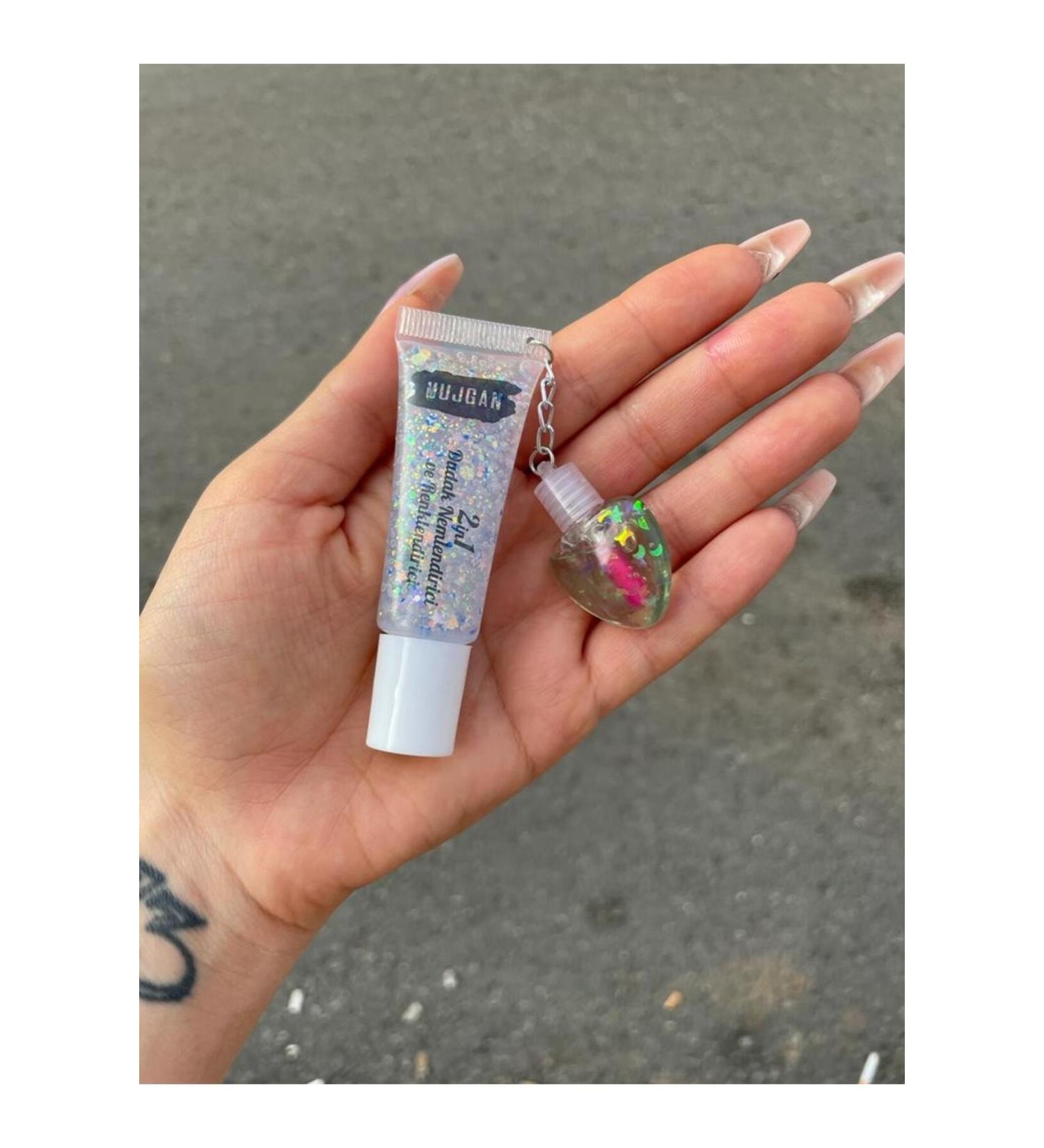 Planet Boutique Mujgan 2 Piece Gloss Set Green