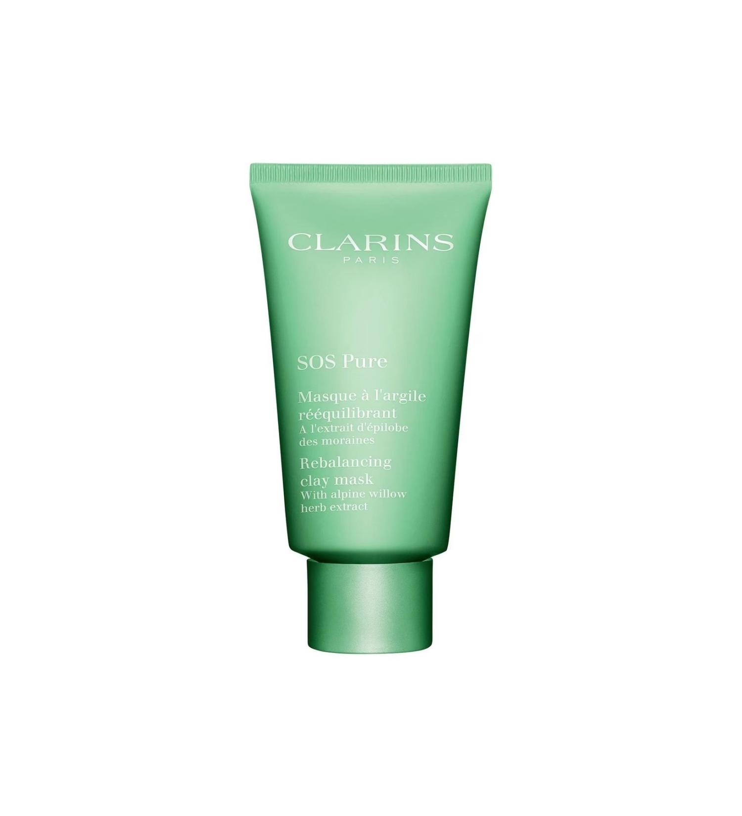 Clarins Clr Sos Pure Rebalancing Clay Mask - Purifying Mattifying Pore Tightening Clay Mask 75ml - Buy Online on GoSupps.com