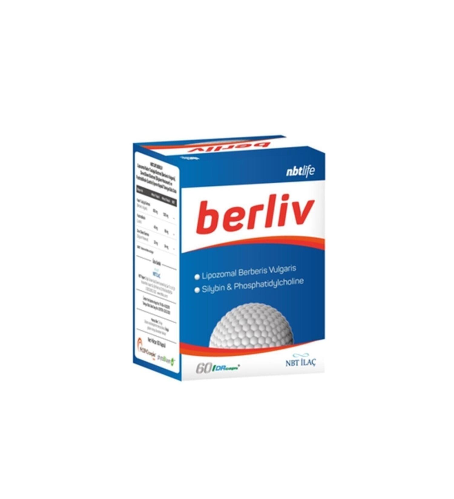 Nbt Medicine Nbtlife Berliv 60 Capsules