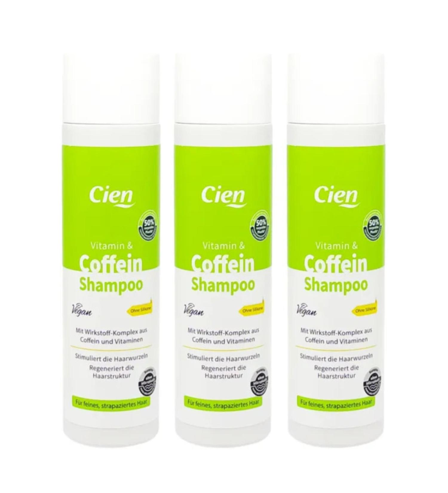 Cien Caffeinated Shampoo for Fine and Stressed Hair 250ml (x1)