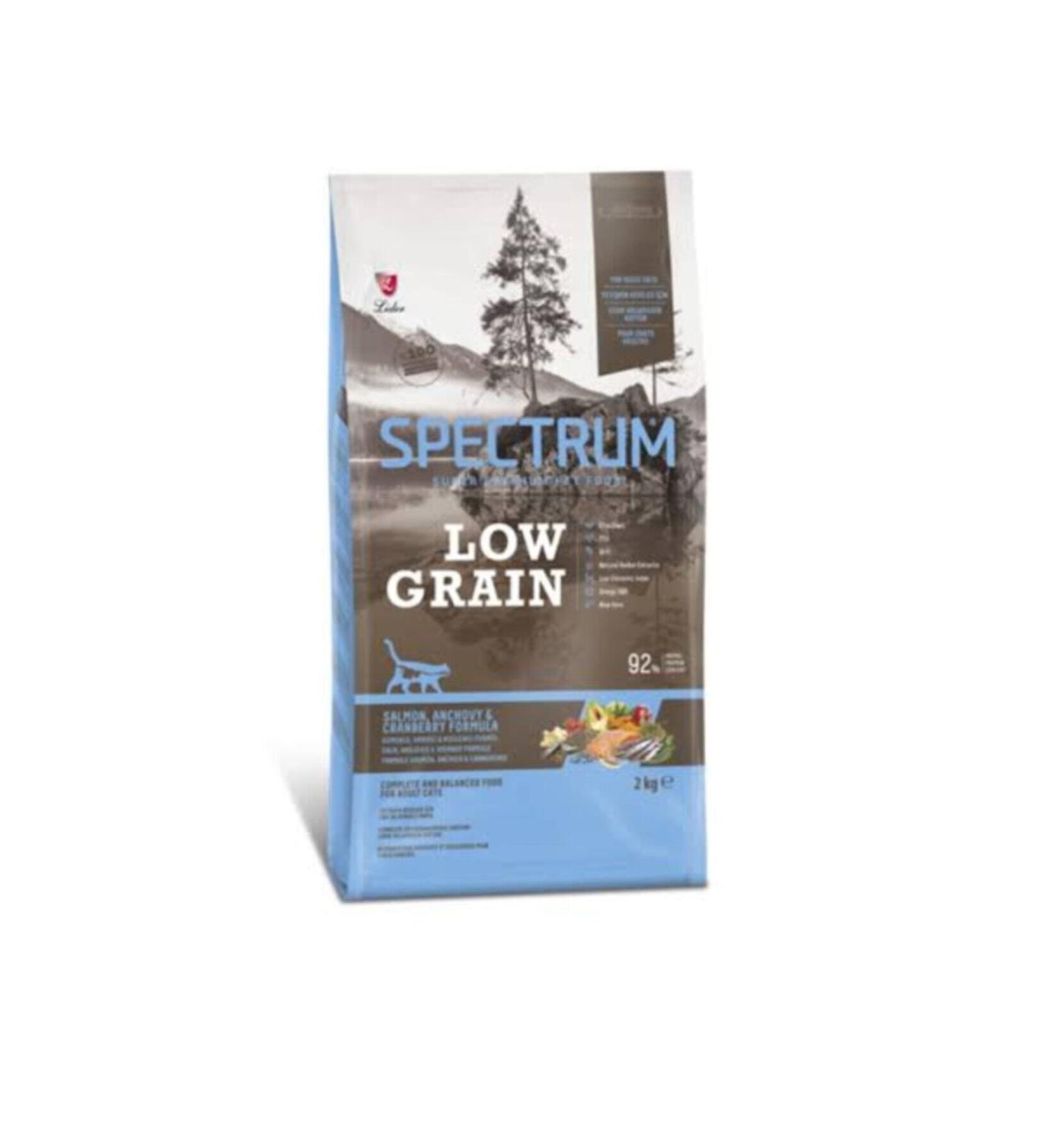 Cat&Cat Spectrum Low Grain Salmon Anchovy Cranberry Formula Adult Cat Food 2 Kg