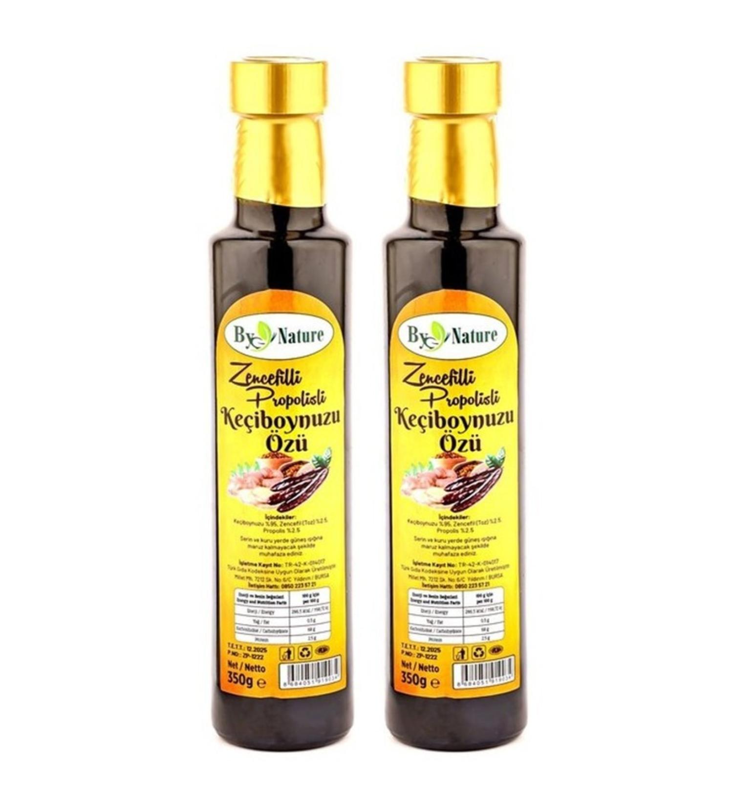 Bynature Carob Extract with Ginger and Propolis 350 Gr 2 - Piece