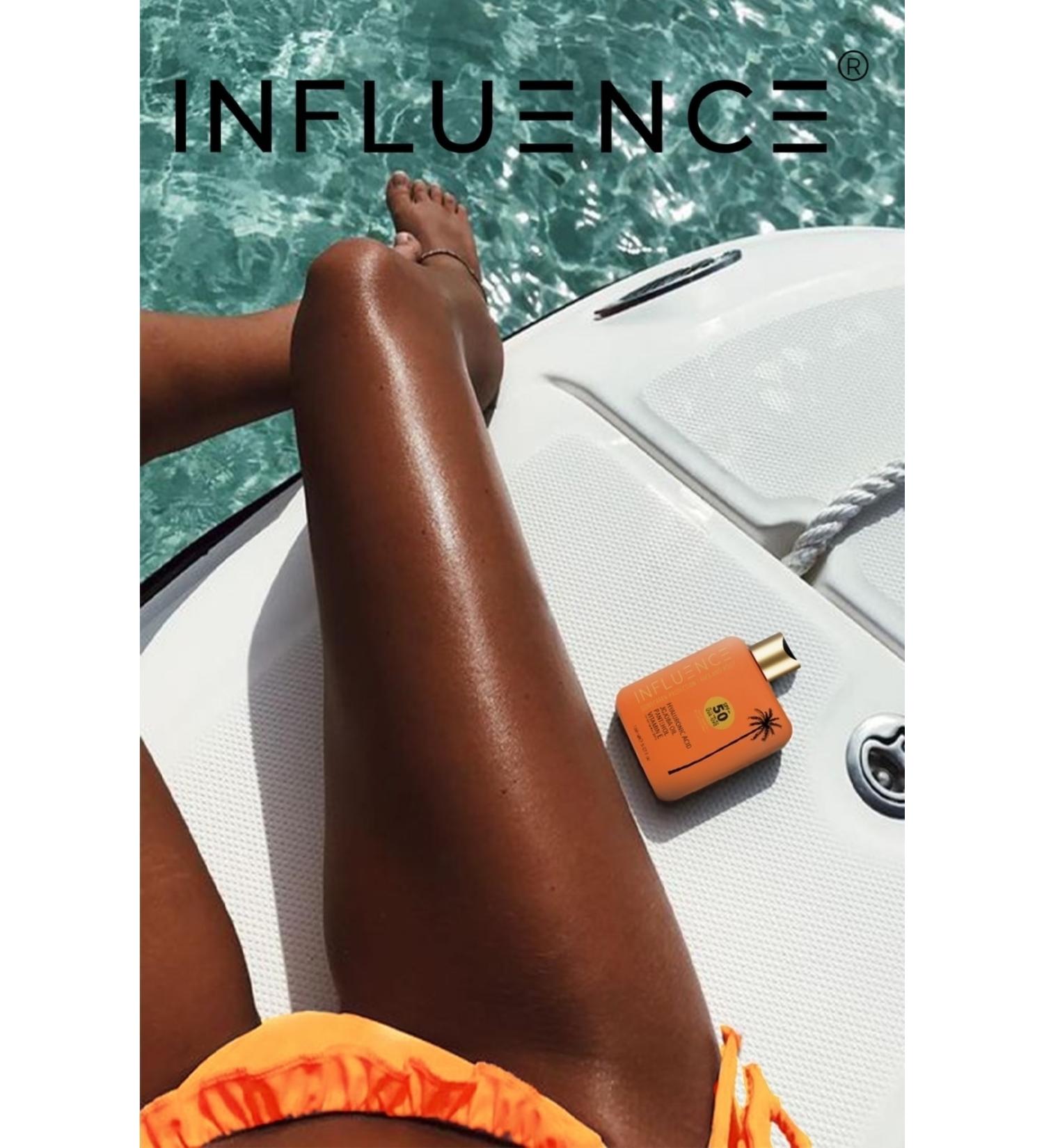 INFLUENCE SPF 50 SUN PROTECTIVE FACE AND BODY CREAM