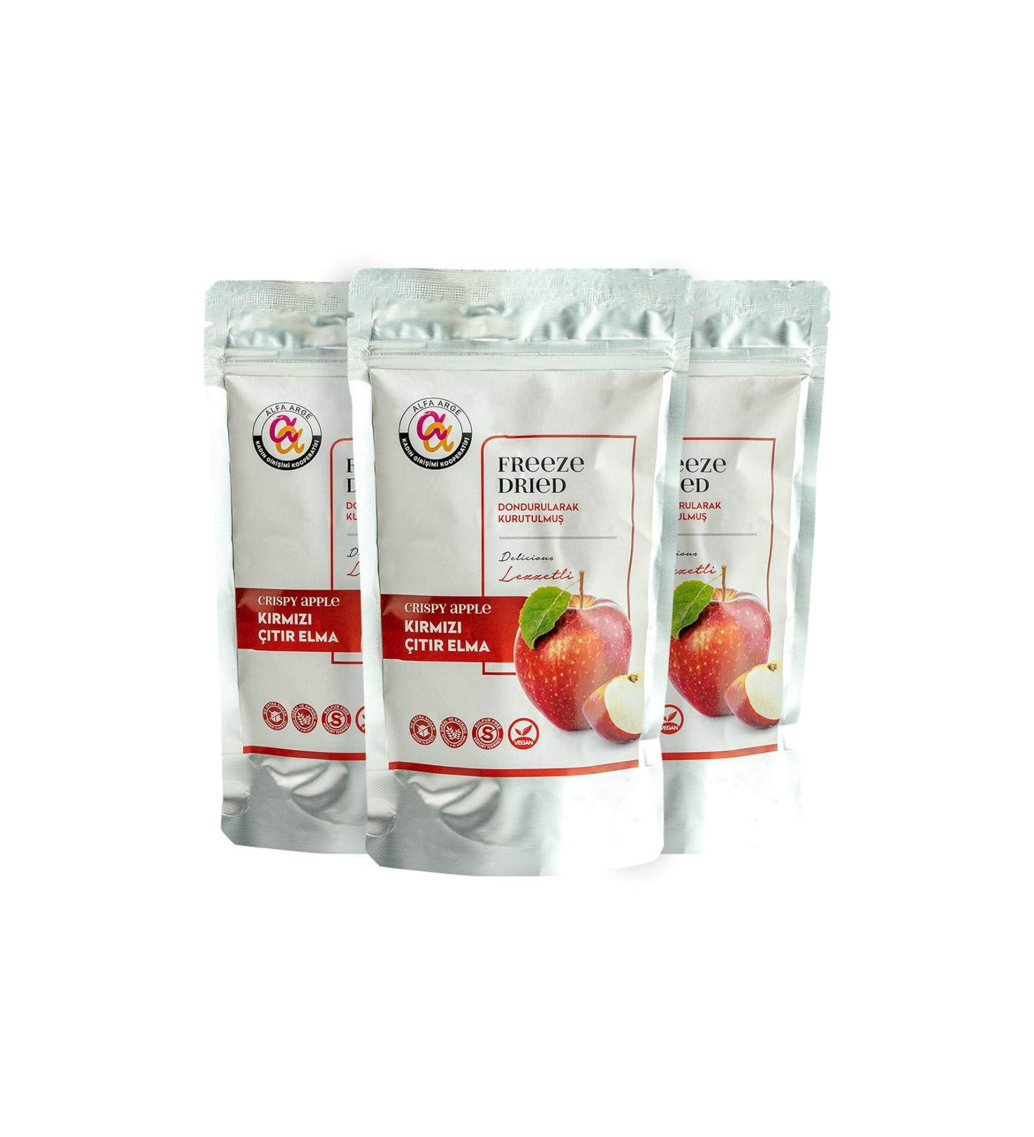 ss alfa arge koop Freeze Dried Red Apple - Freeze Dried - 20 gr - 3 Pack