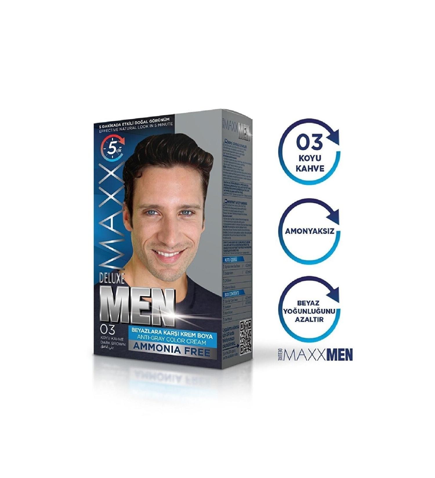 MAXX DELUXE Man 0.3 Dark Brown Hair Dye