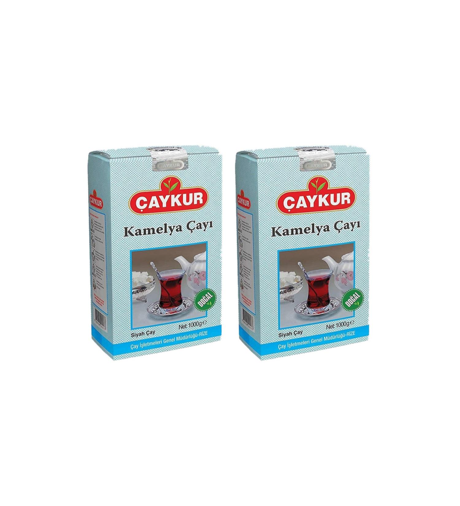 aykur Camellia Tea 1000 Gr x 2 PACKS 2 Kg Bulk Tea