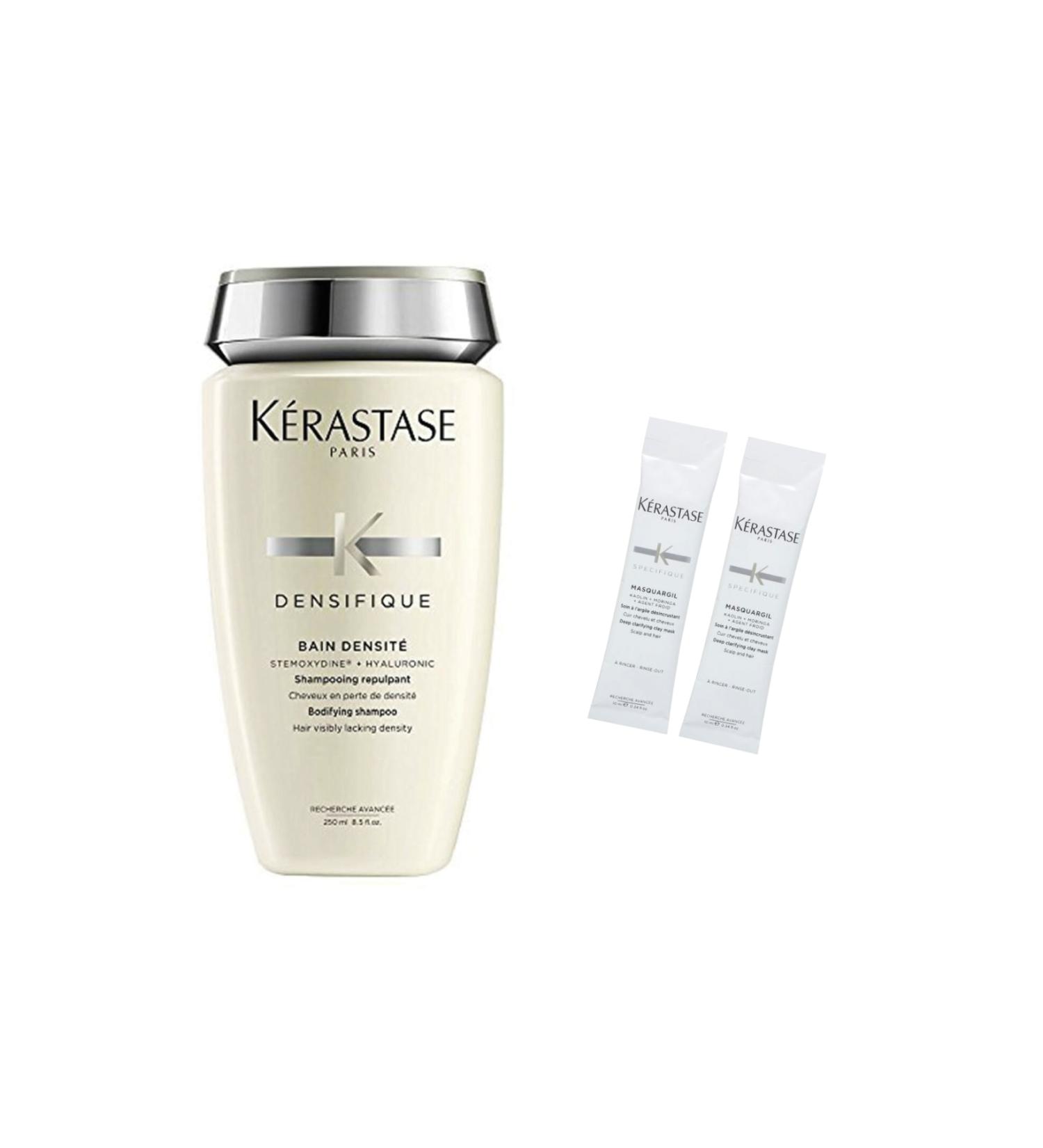 Kerastase Thickening Shampoo - Densifique Bain Densite 250 ml + Pre-Bath Clay Mask 2 x 10 ml