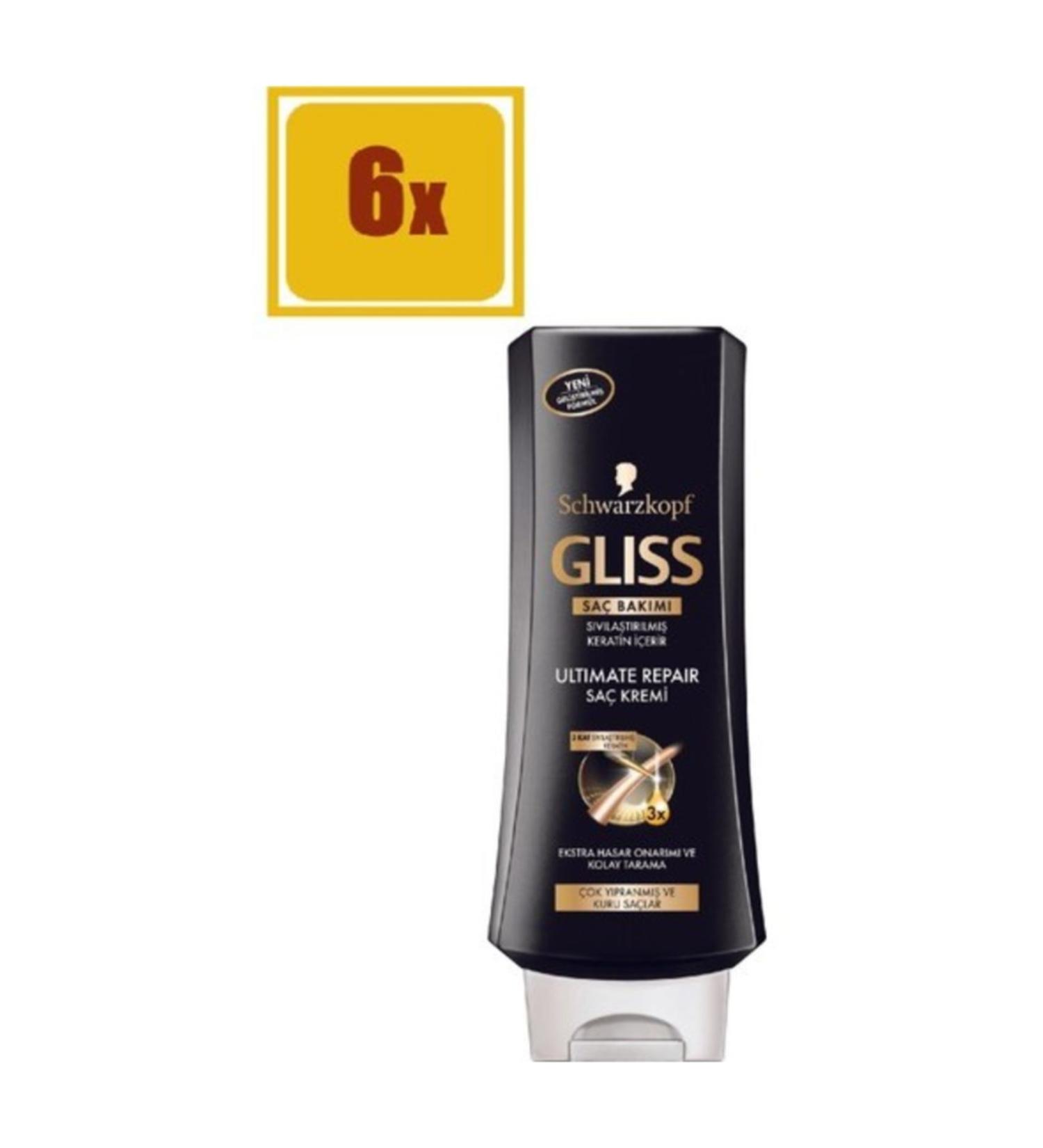 Gliss Ultimate Repair Conditioner 400 ml Set of 6