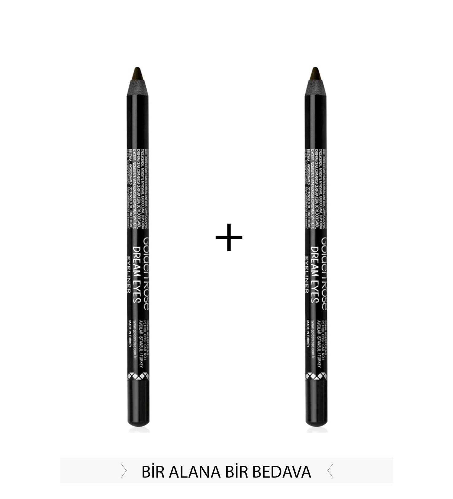 Golden Rose 2-Piece Eyeliner Set - Dream Eyes Eyeliner No: 401 KGDE