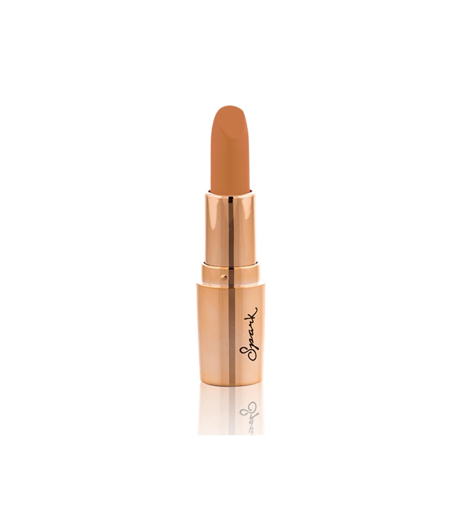 Huncalife Cashmere Gold Spark Lipstick - Nude Mocha 4.5 gr - 8690973714091