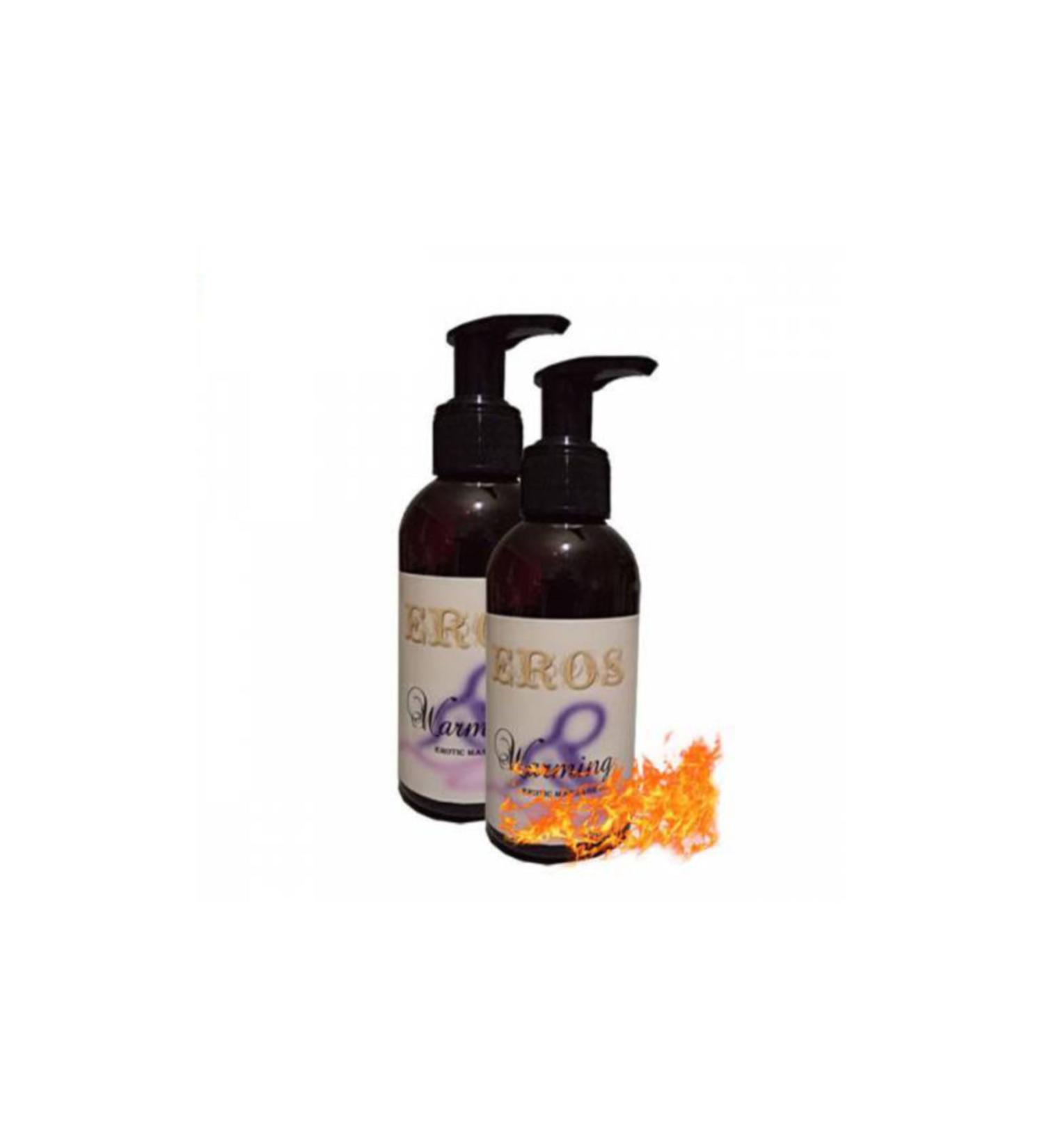 Eros Peach Scented Erotic Massage Oil 2 Pieces 120 ml