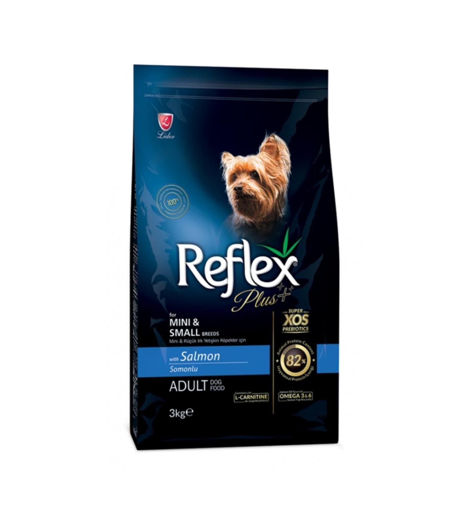 Reflex Plus Salmon Dog Food for Mini and Small Breed Adult Dogs 3 kg