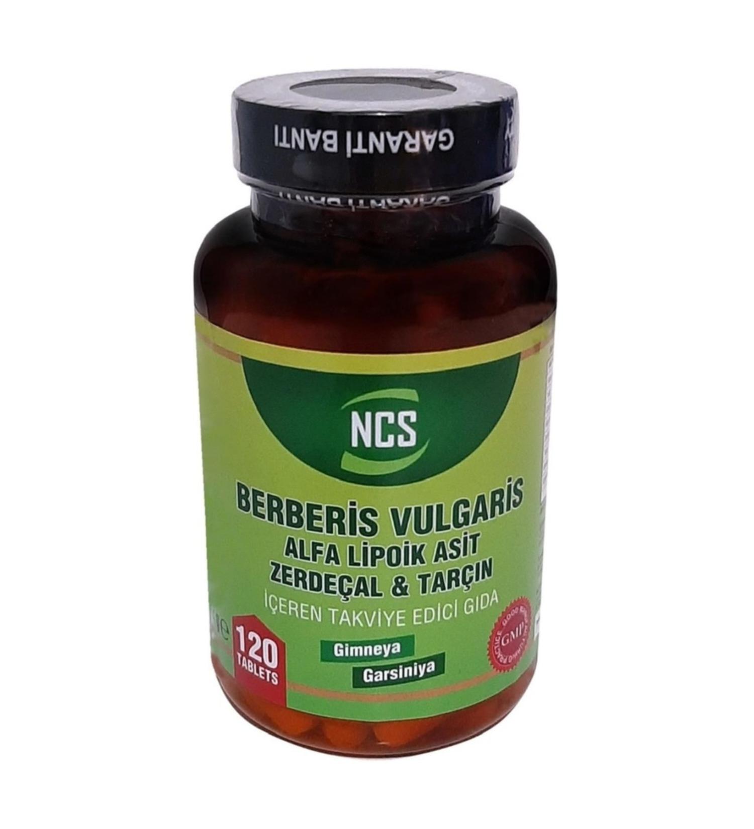 Ncs Berberis Vulgaris Alpha Lipoic Acid Dandelion Garcinia 120 Tablets