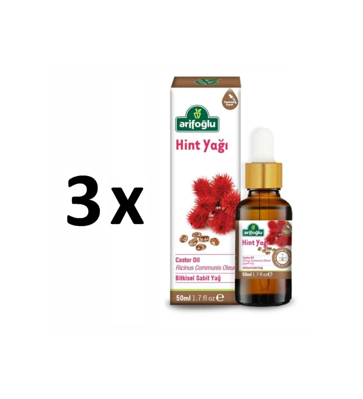 Arifo lu 3 Pieces Castor Oil 3 X 50 ml