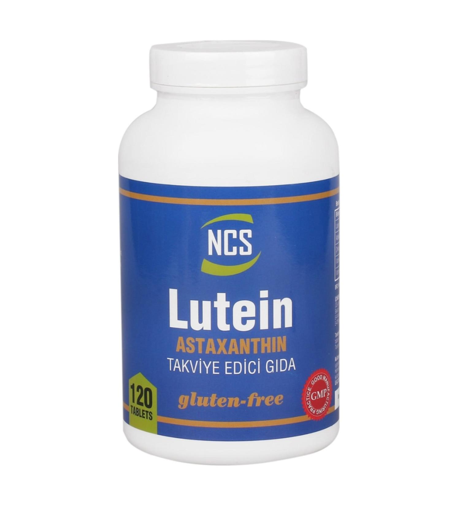 Ncs Lutein 15 Mg 120 Tablets Astaxanthin (Astaxanthin) 12 mg