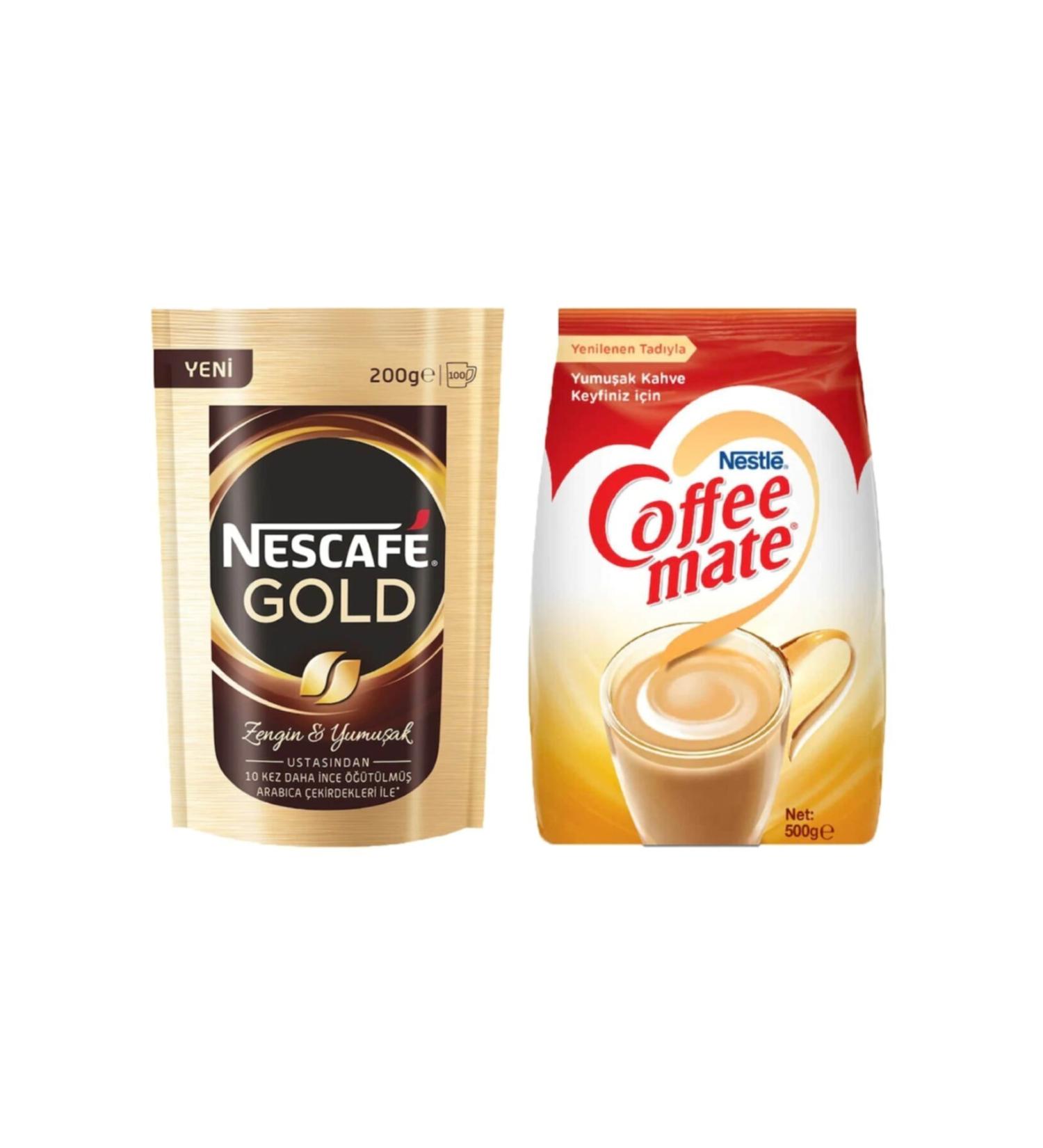 Nestle Nescafe Gold 200 gr + Coffee Mate 500 gr Opportunity Package