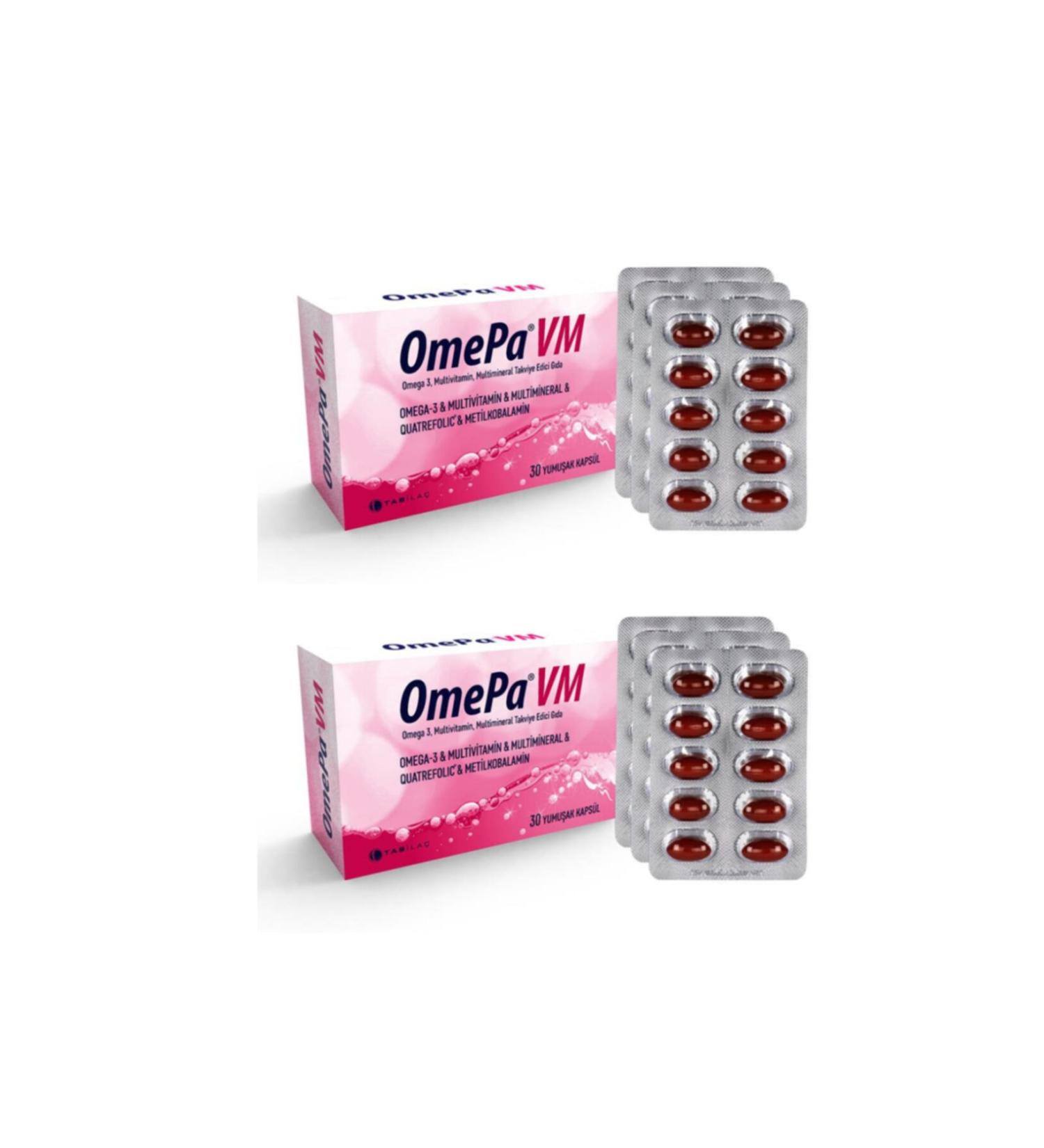 Omepa Omepa Vm Omega-3 Multivitamin Multimineral Capsule X 2 Pieces