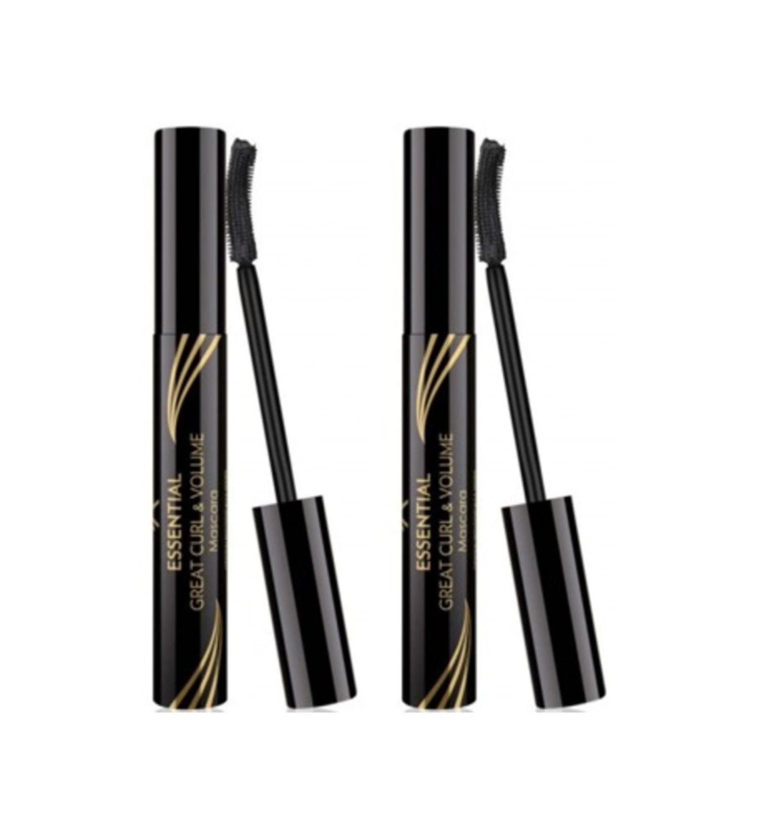 Golden Rose Curl & Volume Effect Black Mascara - Essential Great Curl & Volume Mascara x 2 Pieces