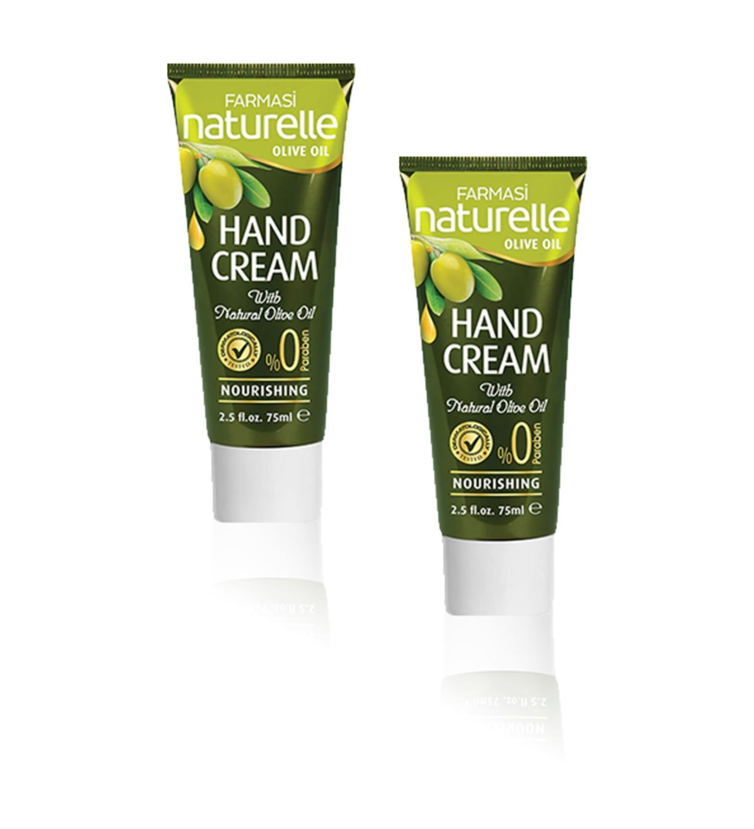 Farmasi Naturelle Olive Oil Nourishing Hand Cream-75ml 2 Pieces