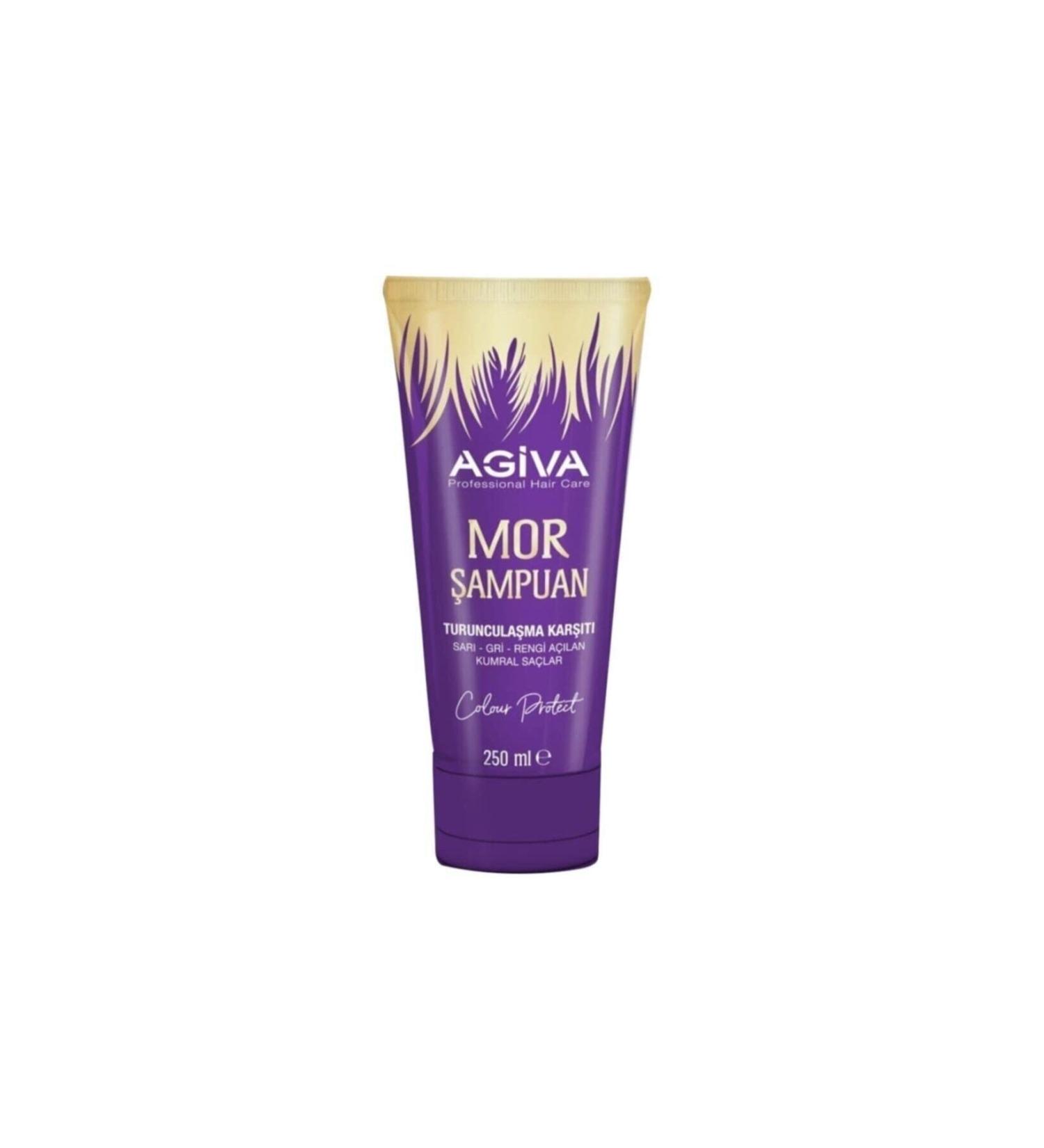 natura of agiva Agiva Professional Anti-Orange Purple Shampoo 250 Ml.