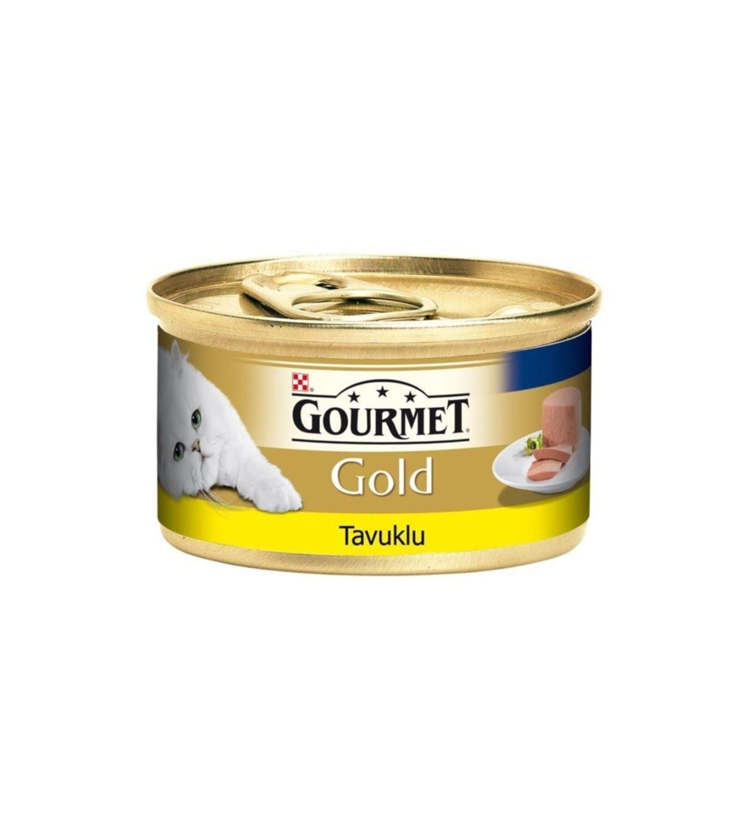 Purina Gourmet Gold Minced Chicken Wet Cat Food 85 Gr (24 Piece Pack) 1011-12417653